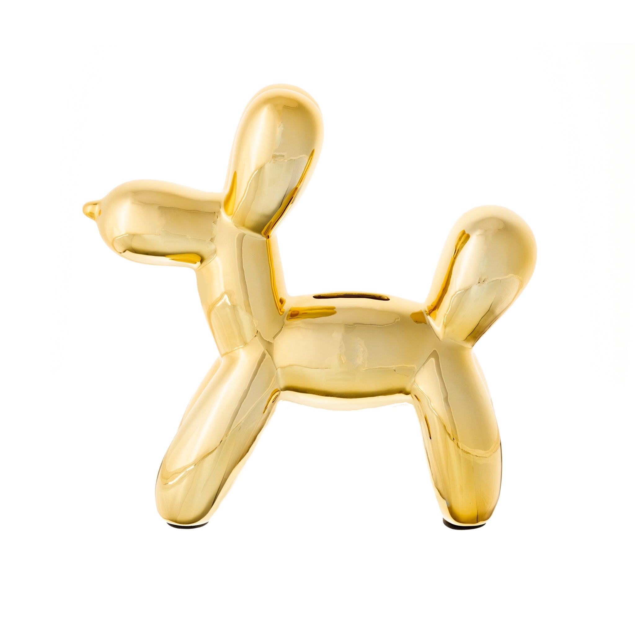 Gold Balloon Dog Bank