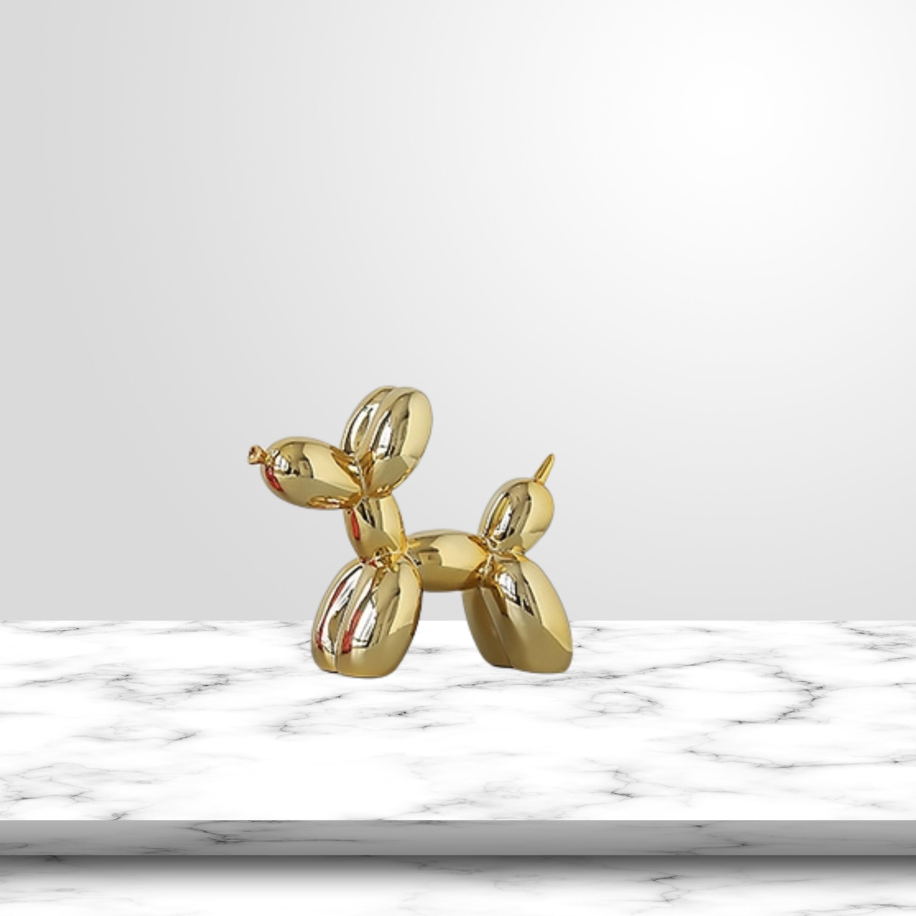 Gold Balloon Dog Bank