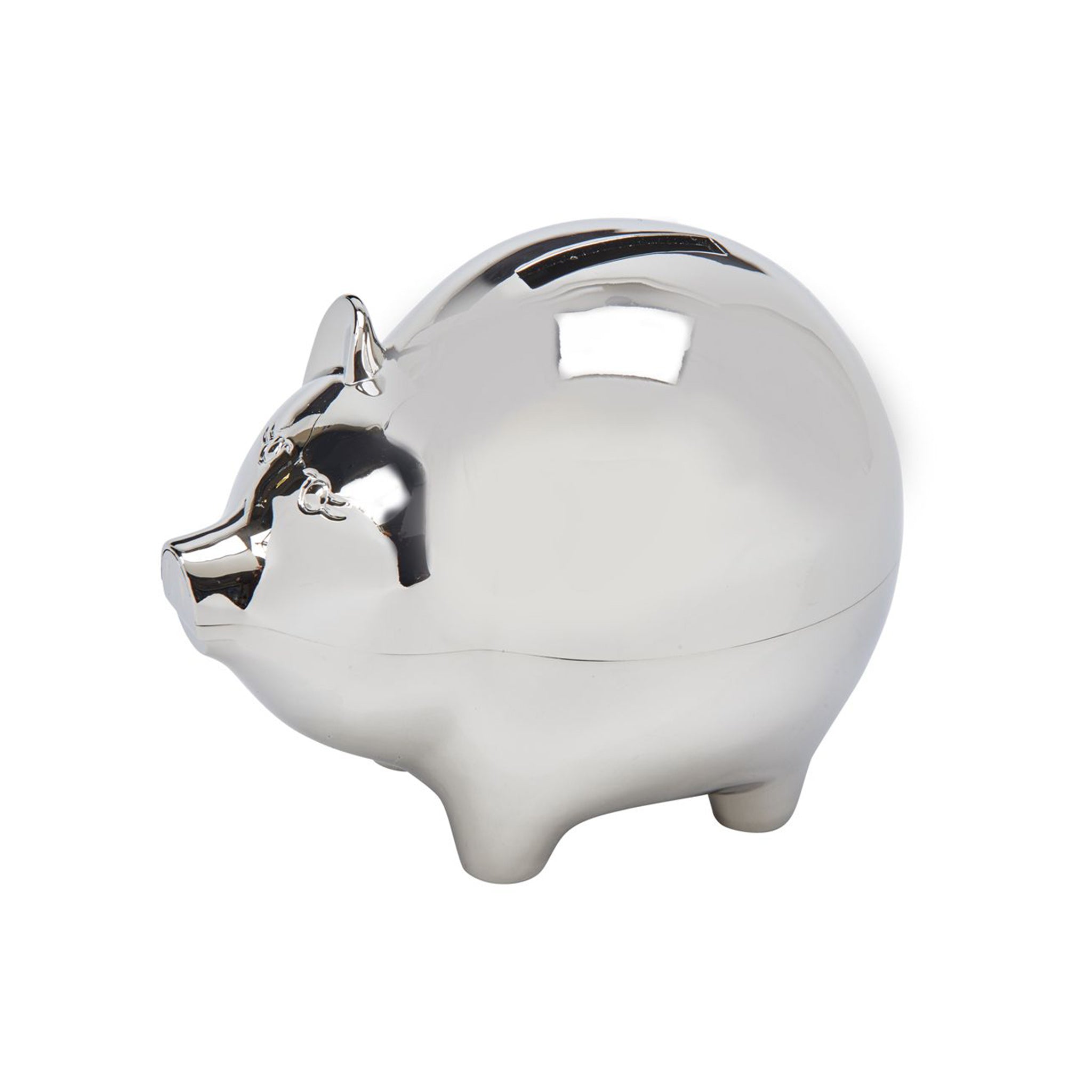 Large Piggy Bank With Polished Finish