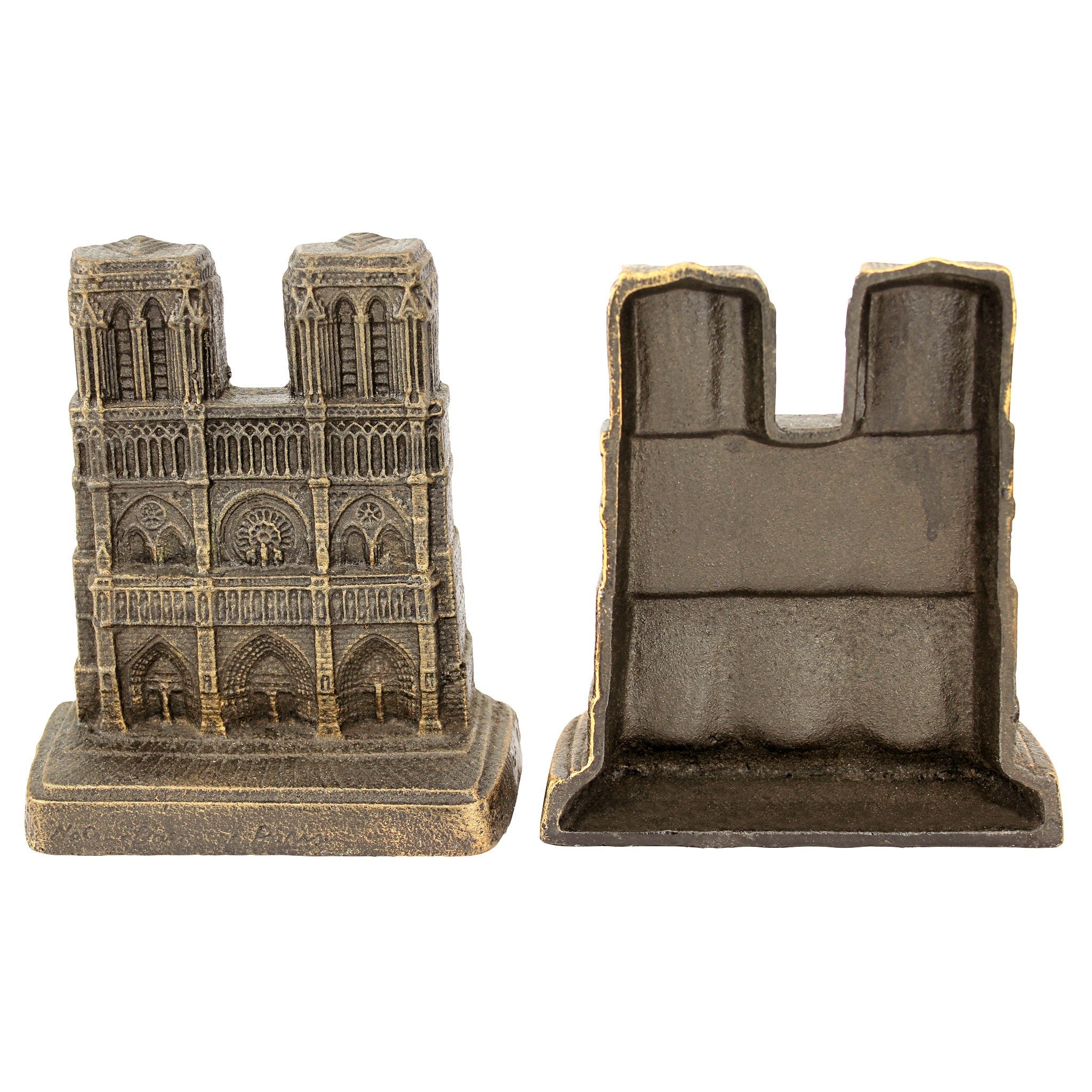 Notre Dame of Paris Sculptural Bookends