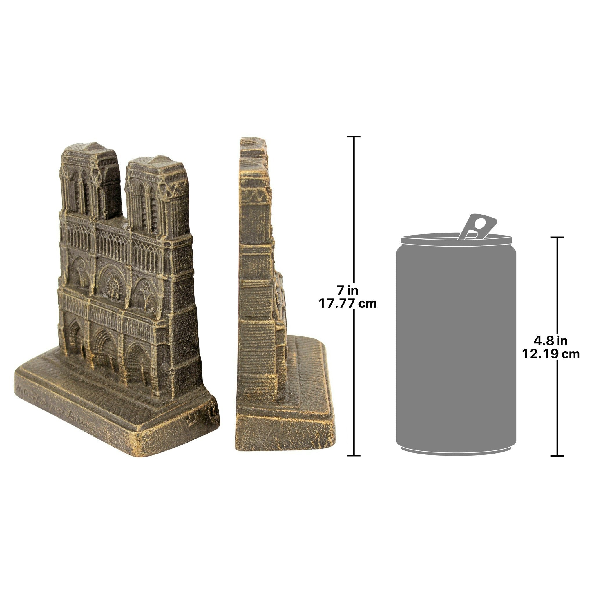 Notre Dame of Paris Sculptural Bookends