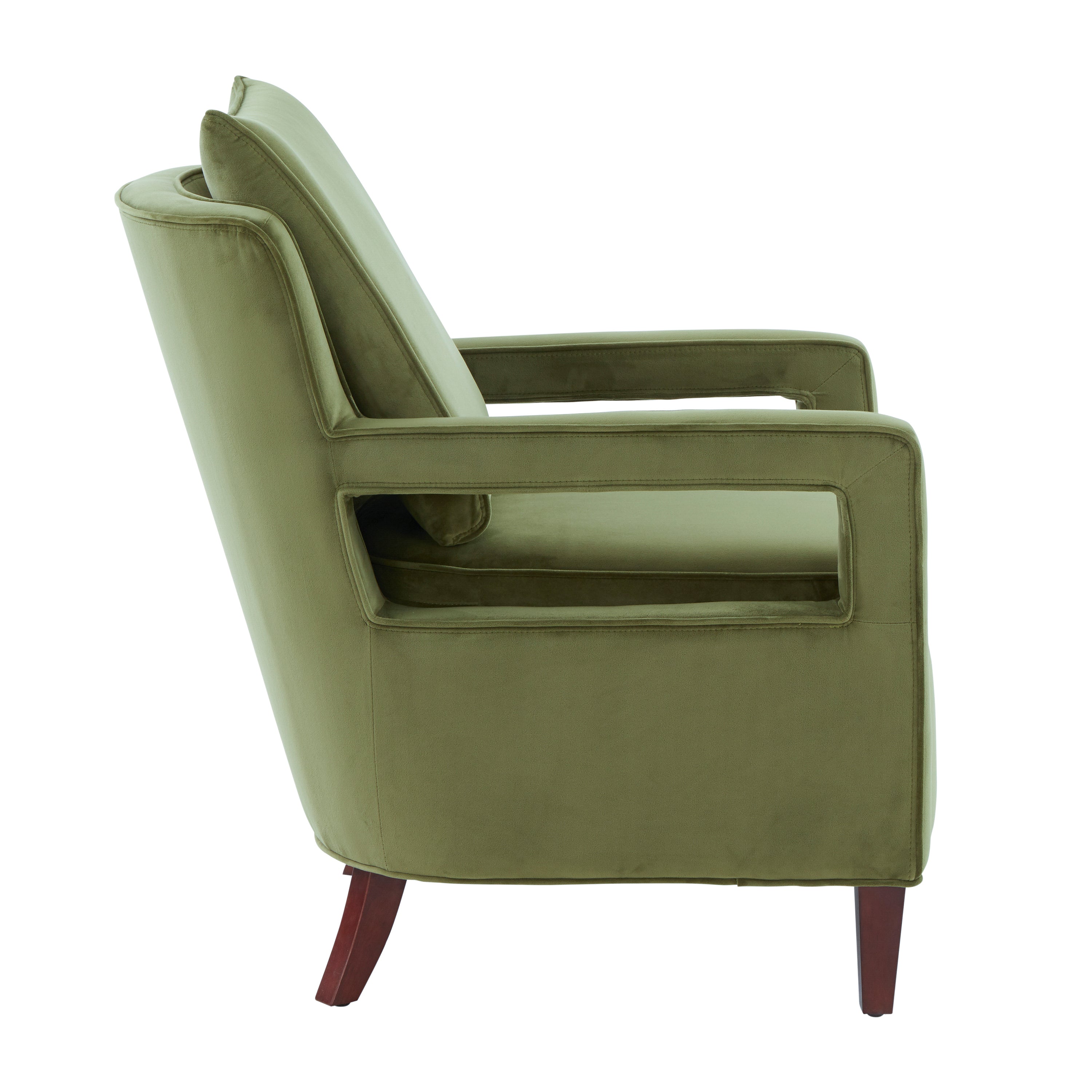 Alina Velvet Accent Arm Chair