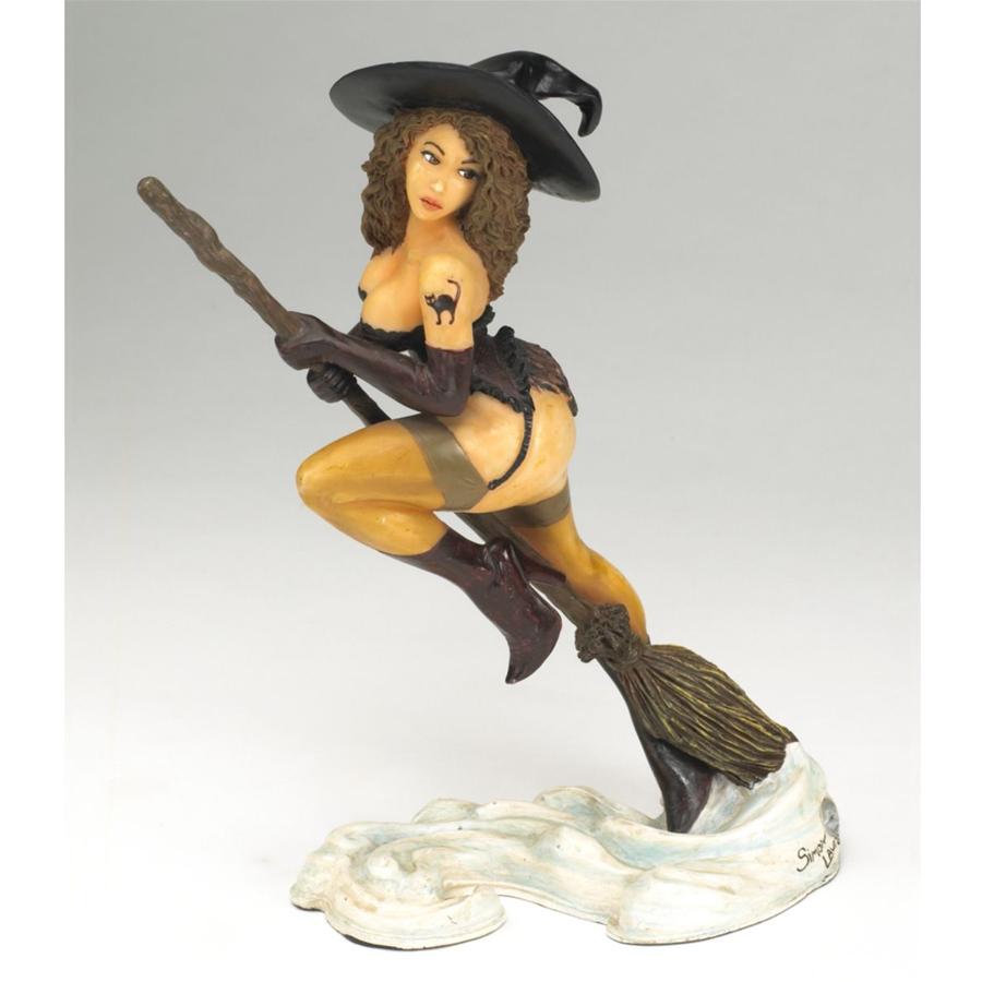 Tattooed Temptress Witch Statue