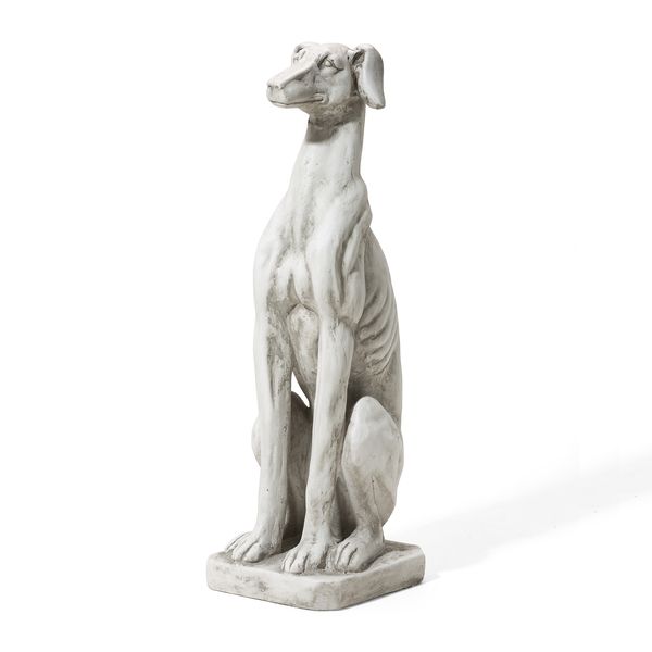 Sitting Dog Garden Statue