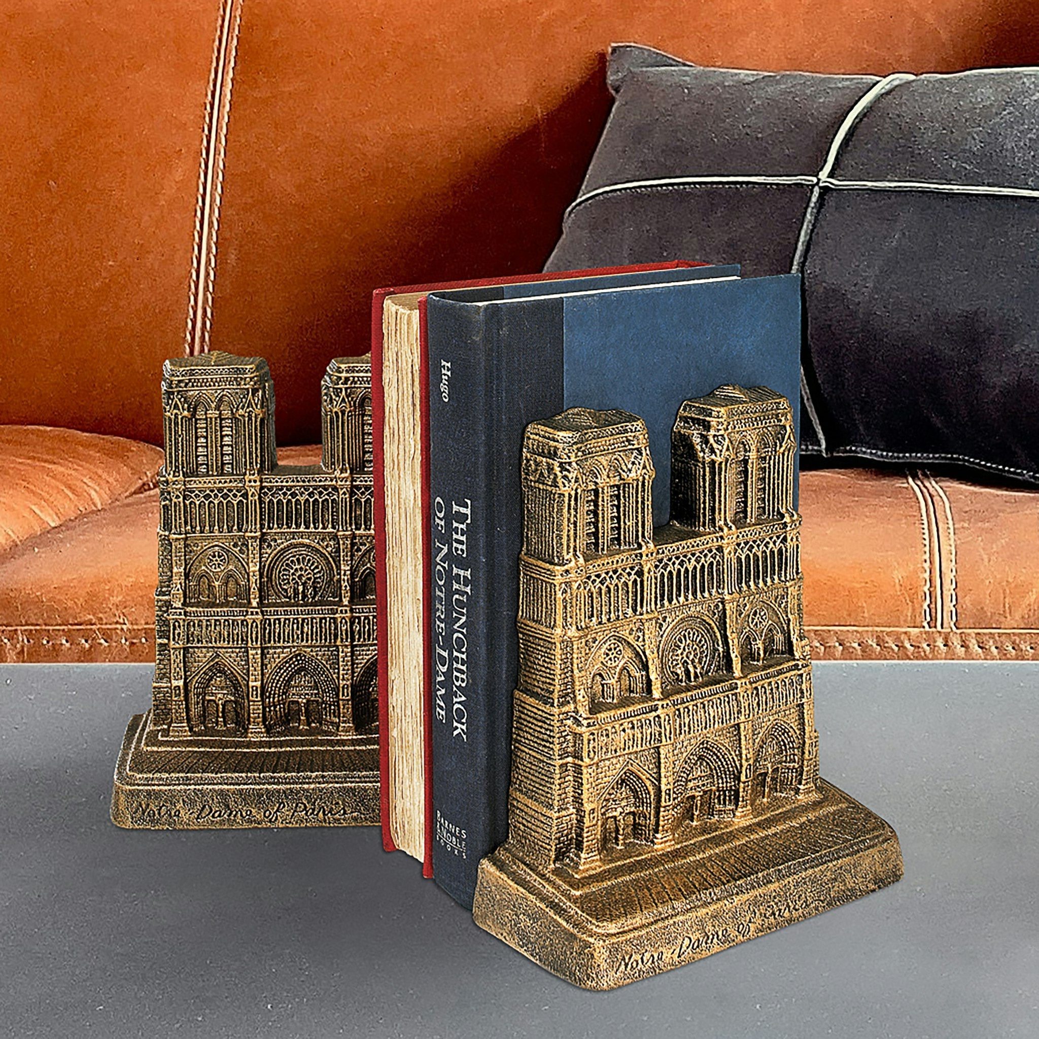 Notre Dame of Paris Sculptural Bookends