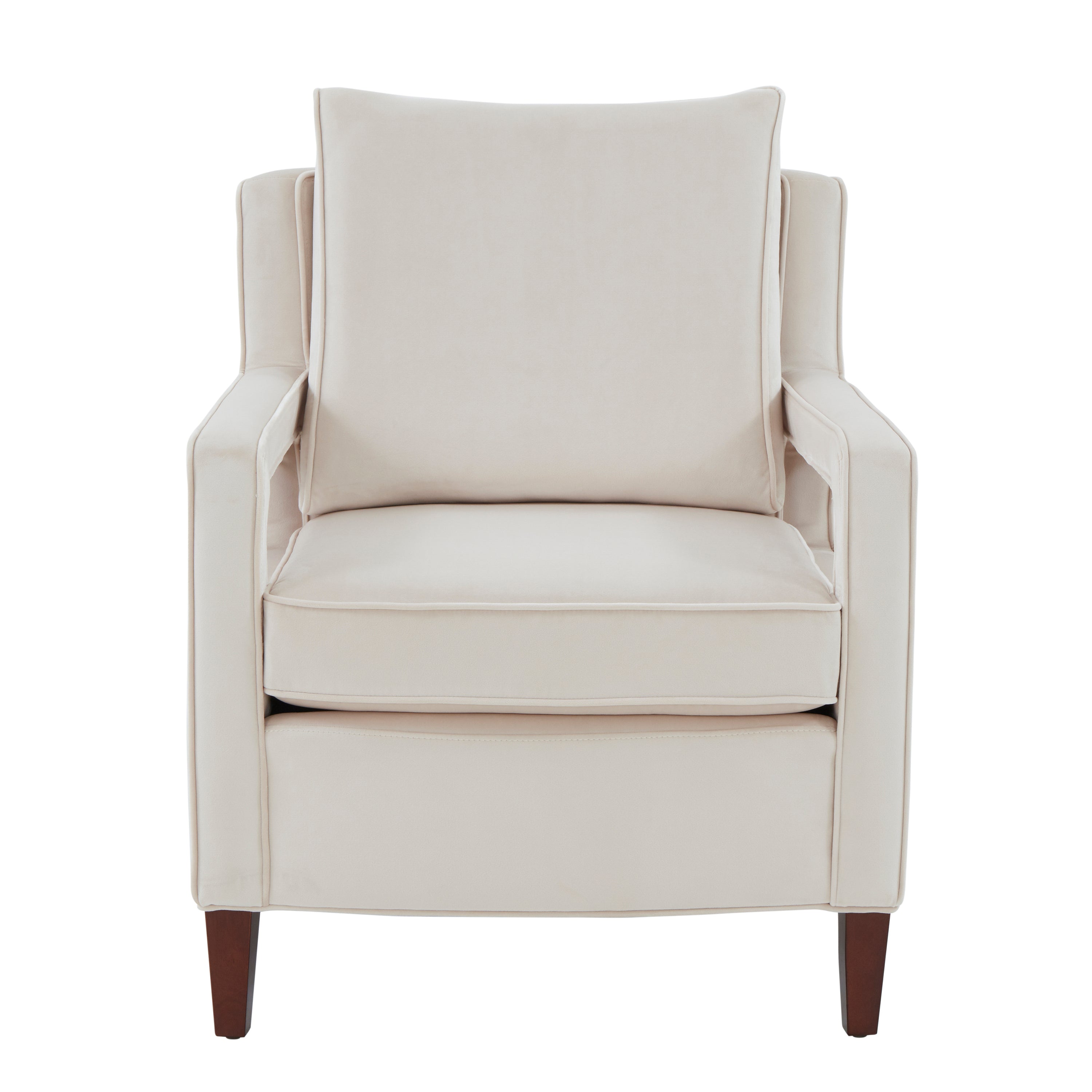 Alina Velvet Accent Arm Chair