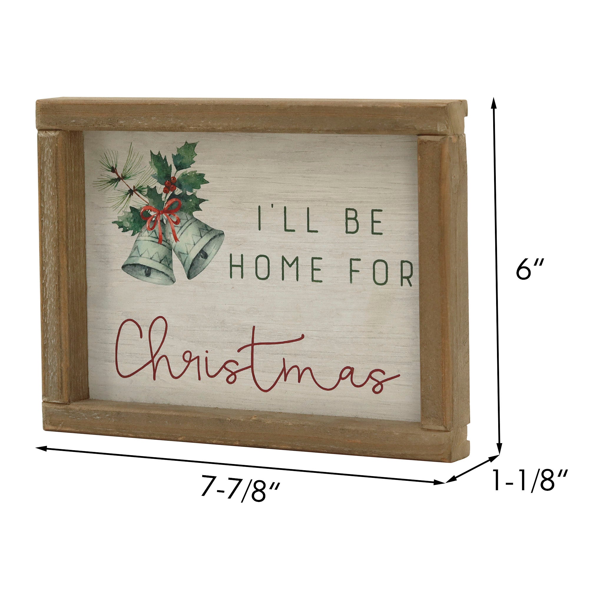 I 'll Be Home for Christmas Wood Wall Decor