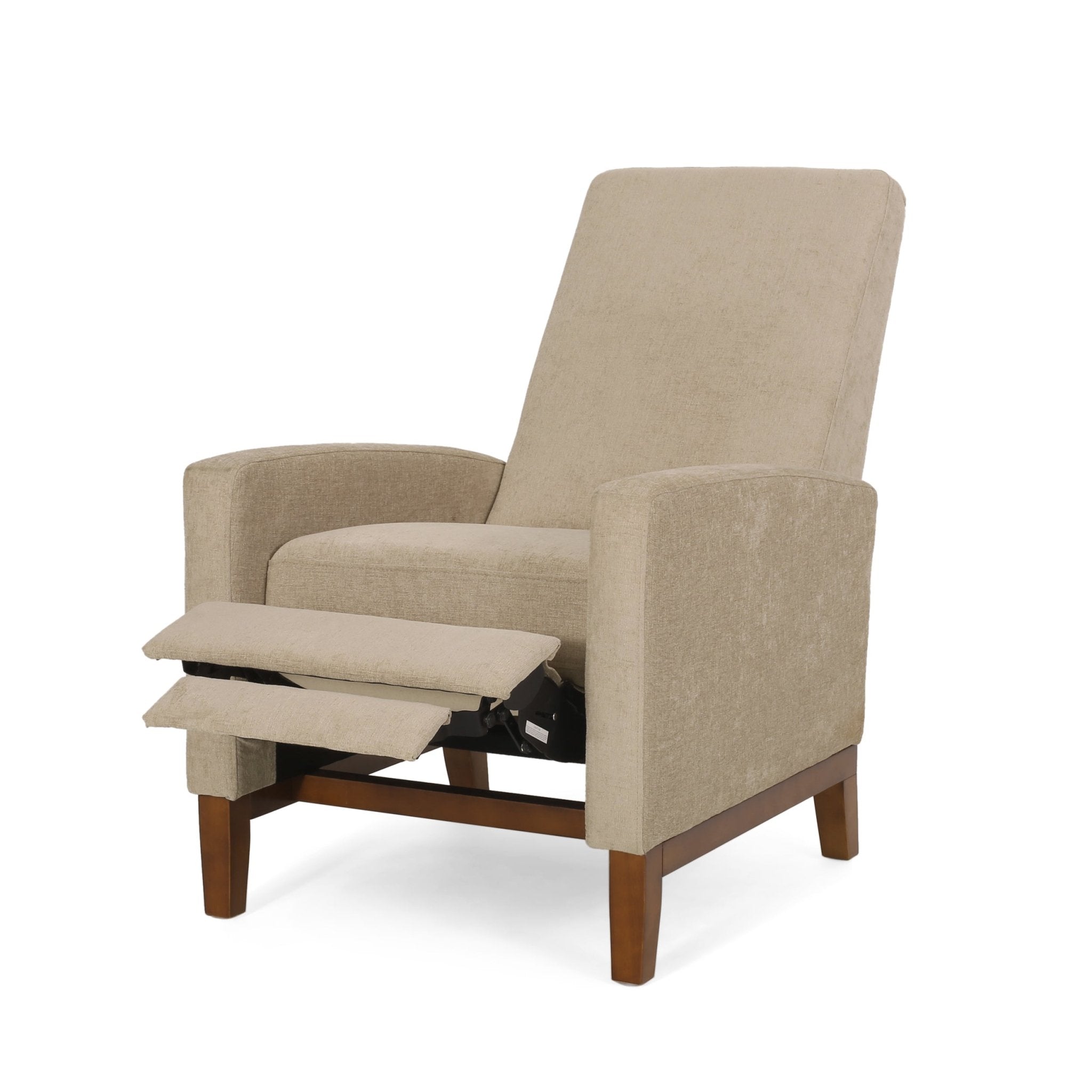 27'' Wide Wood Hand Manual Club Recliner