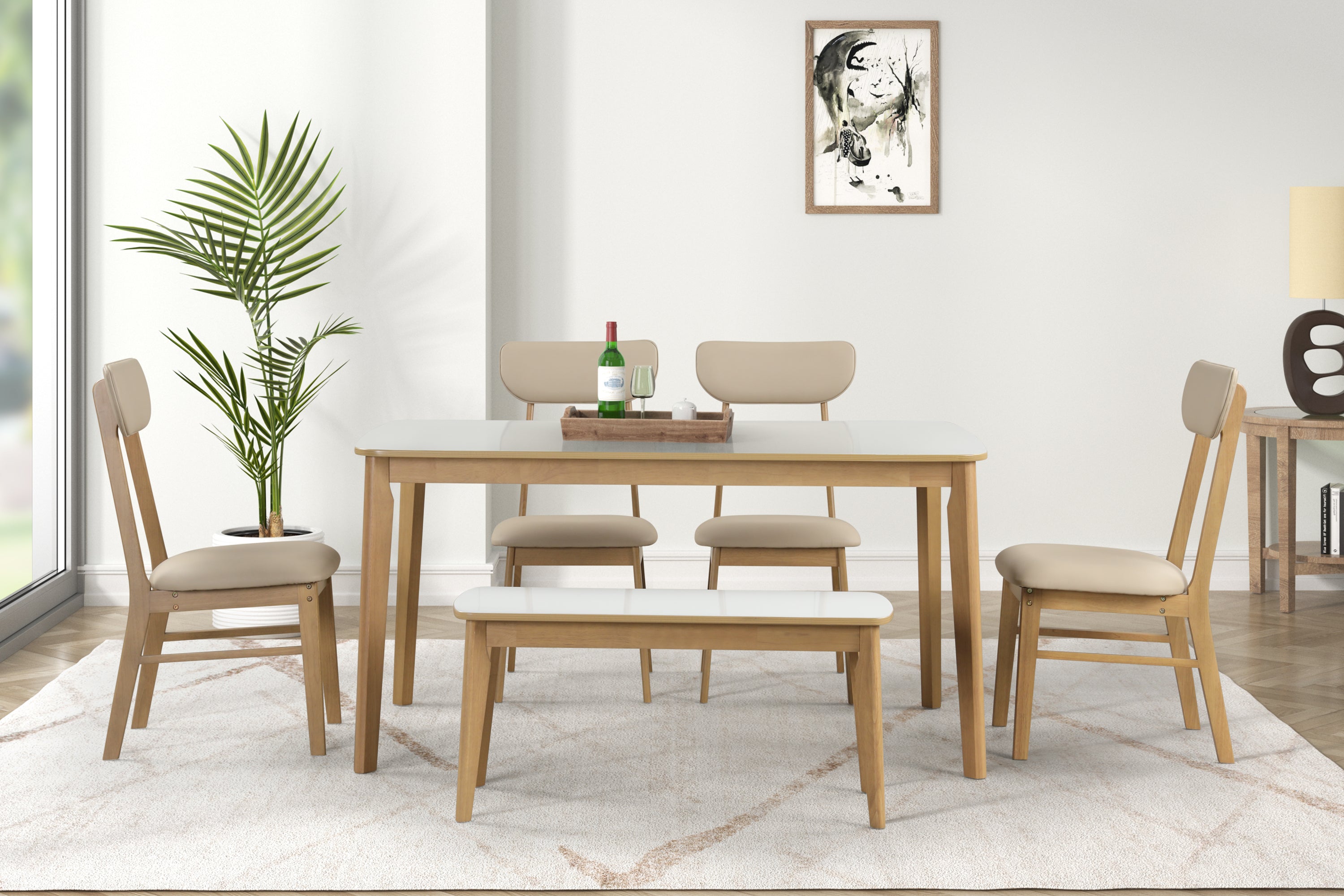 Solid Wood Dining Set