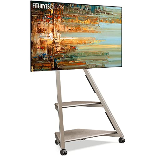 Floor TV Stand Rolling TV Cart for LCD/LED and Modern Living