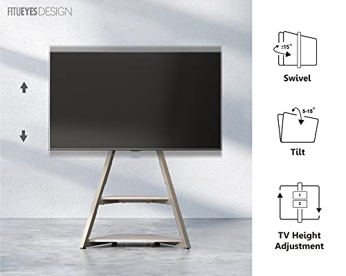 Floor TV Stand Rolling TV Cart for LCD/LED and Modern Living