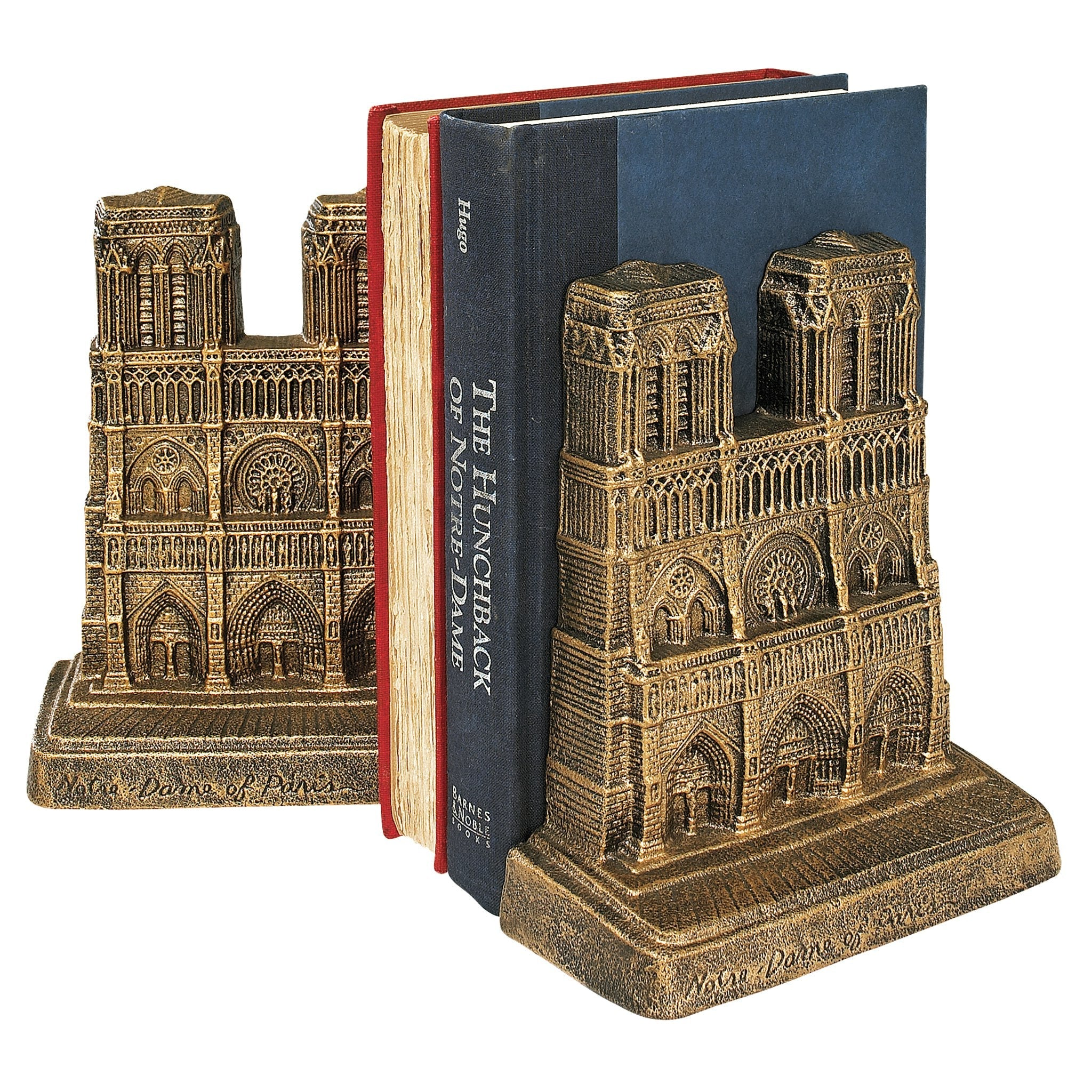 Notre Dame of Paris Sculptural Bookends