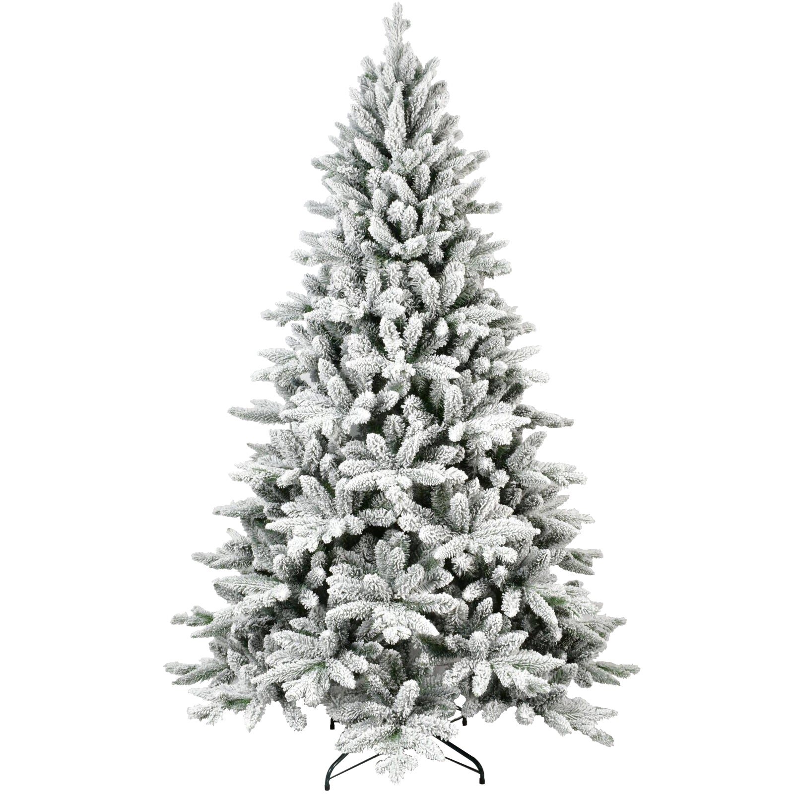 7FT PE&PVC Flocked Christmas tree