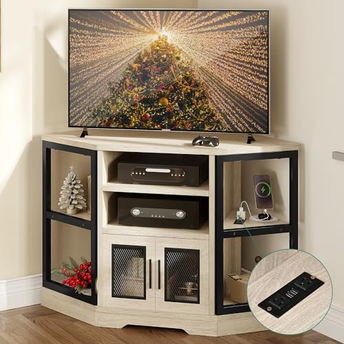 Corner TV Stand with Entertainment Center