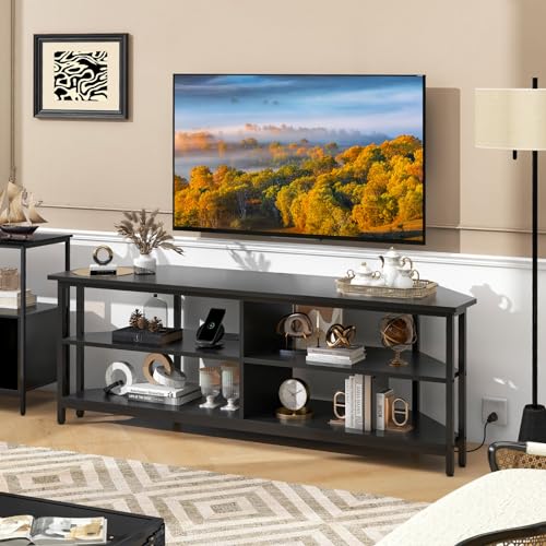 Corner TV Stand for TVs up to 65”