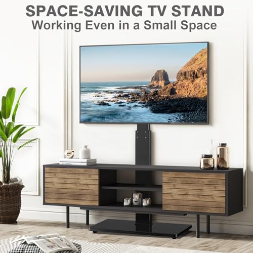 Universal Floor TV Stand Base with Height Adjustable