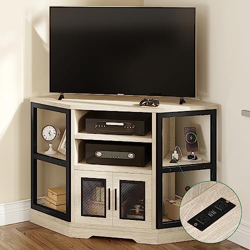 Corner TV Stand with Entertainment Center