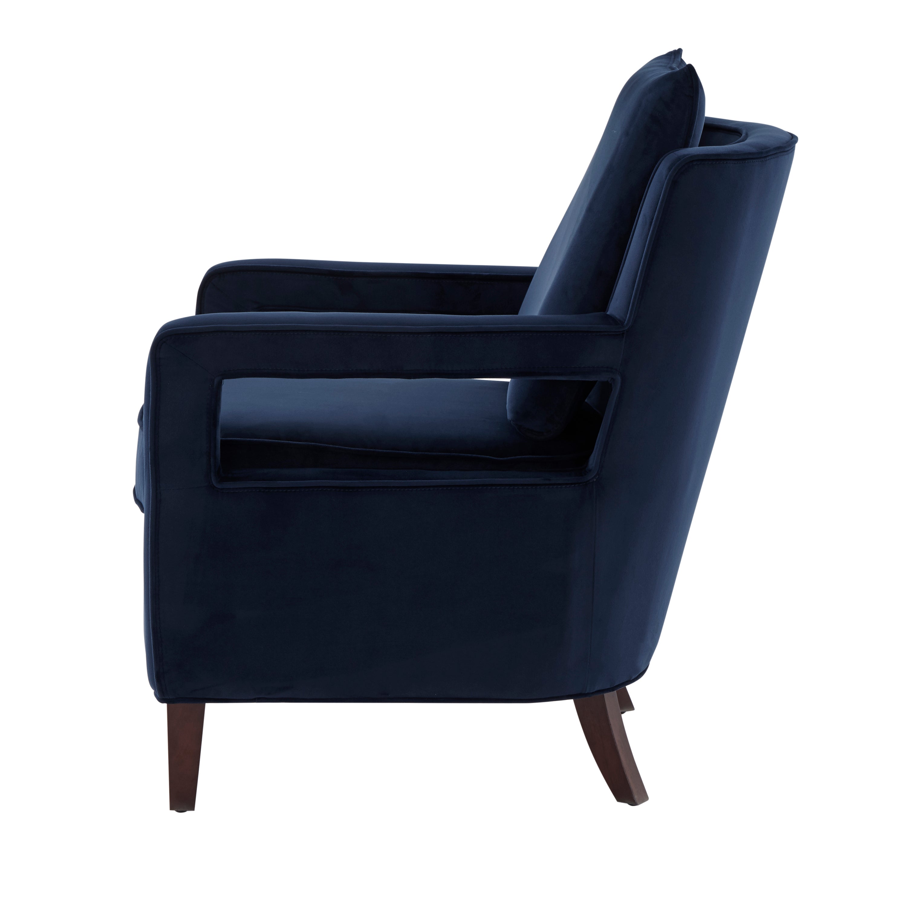 Alina Velvet Accent Arm Chair