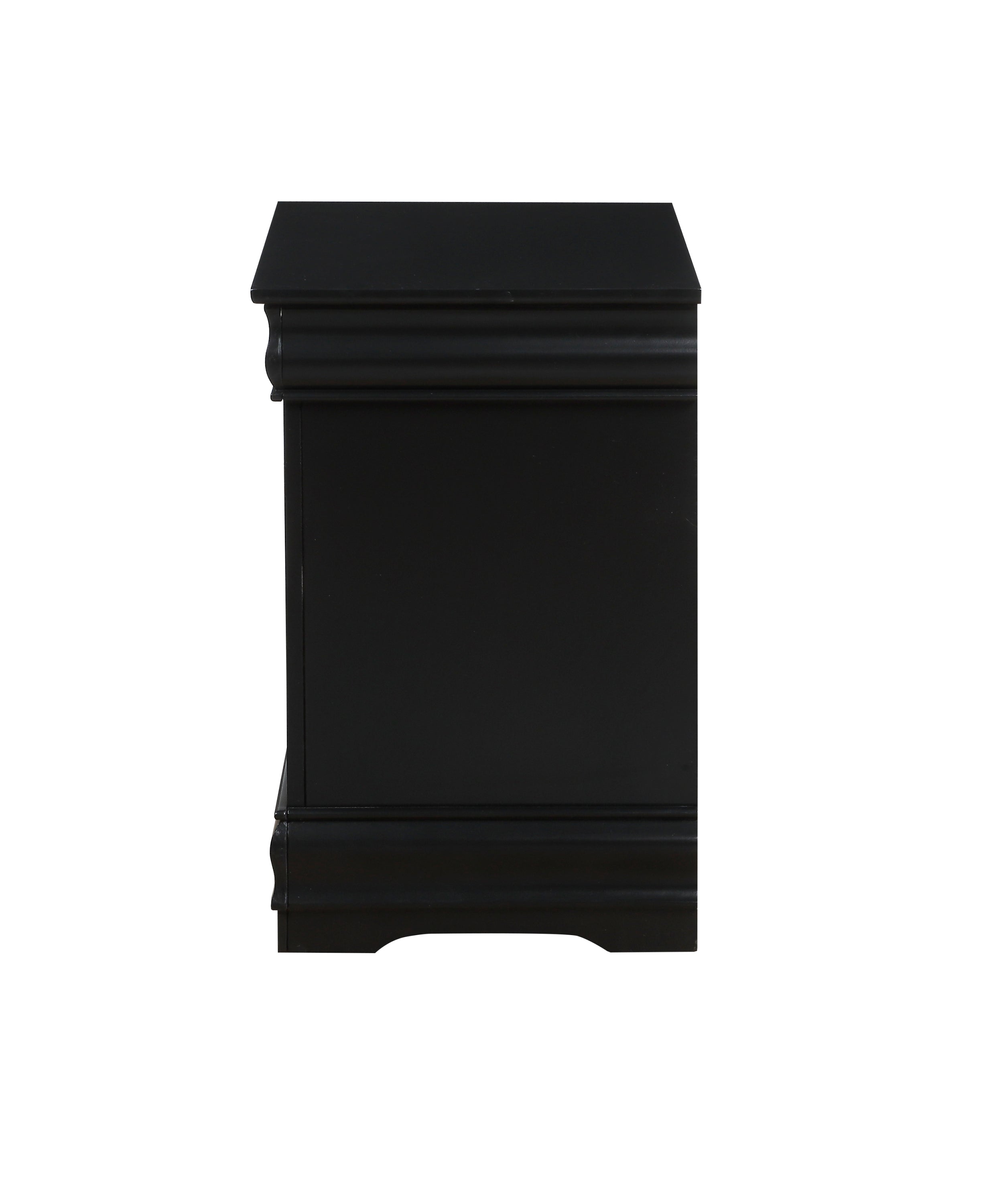 Louis Philippe Black Finish Nightstand