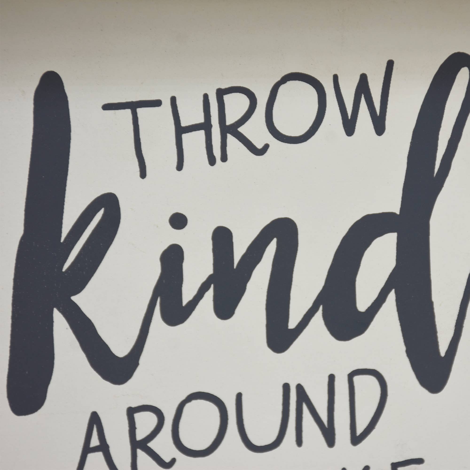 Throw Kindness Around Like Confetti Wood Wall Framed Sign