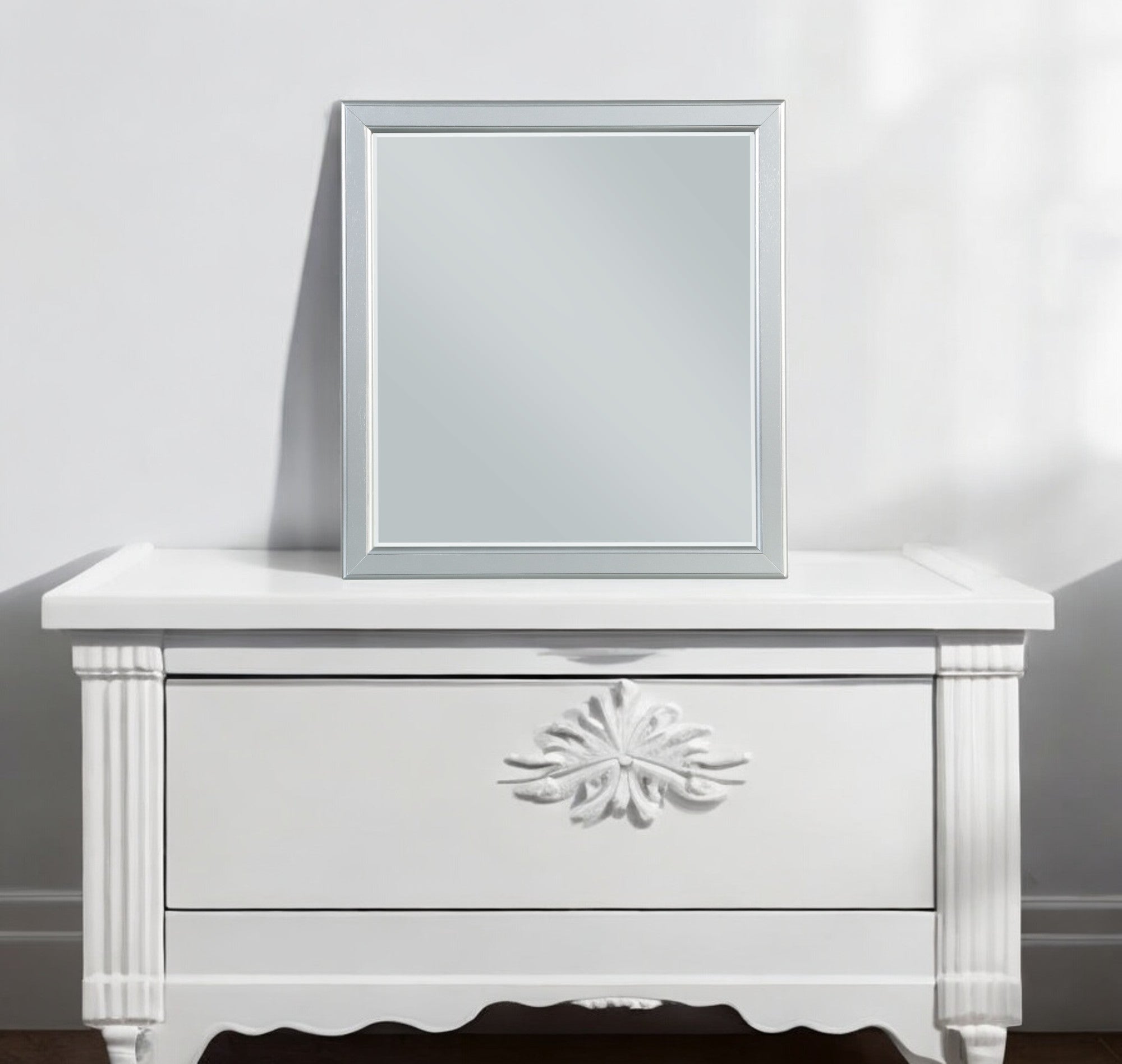 Louis Philippe Platinum Finish Mirror