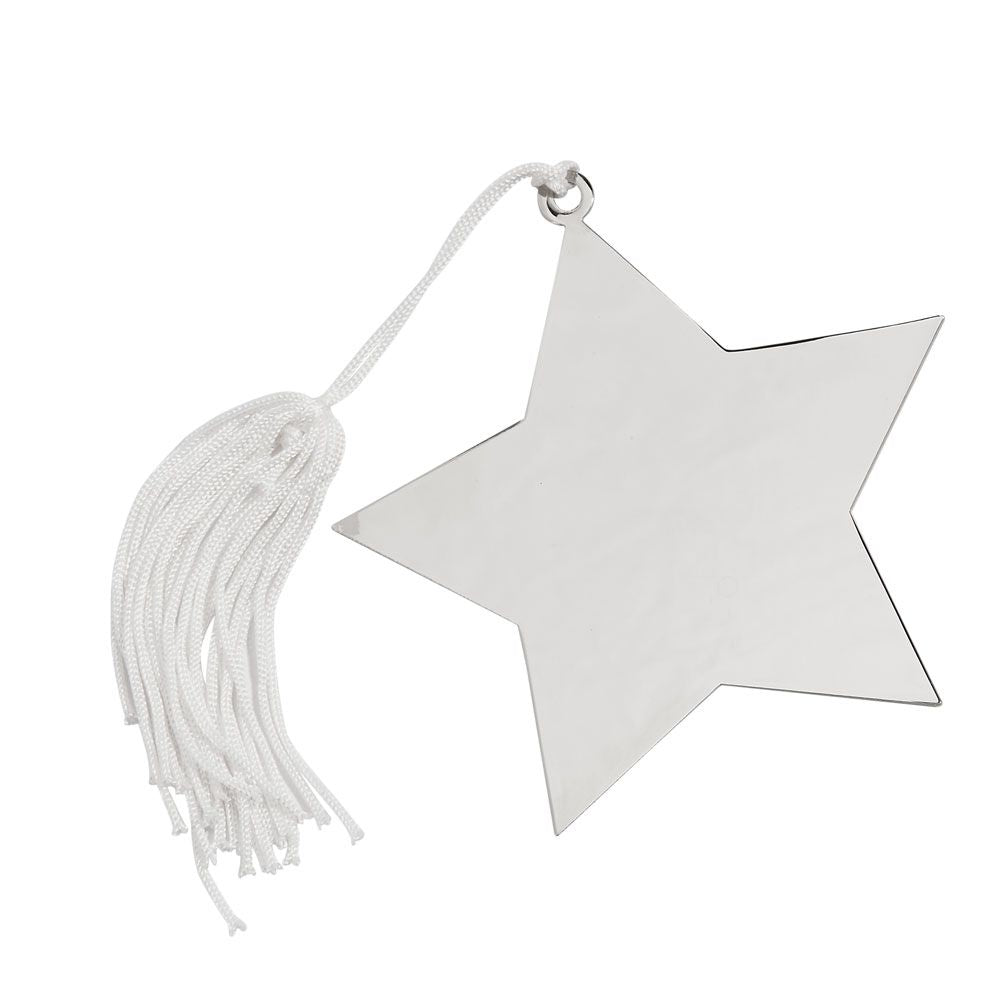 Star Ornament With White Tassel