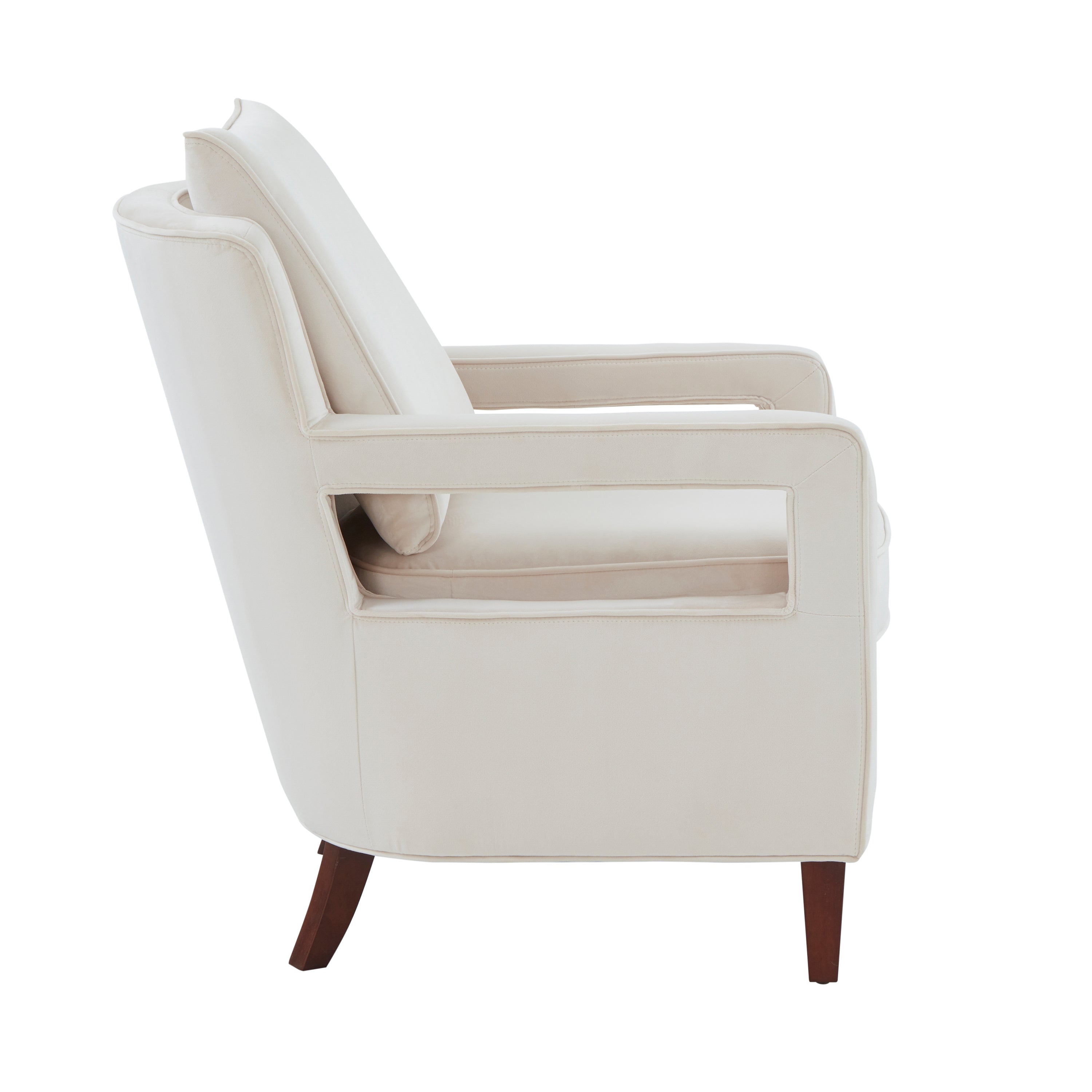 Alina Velvet Accent Arm Chair