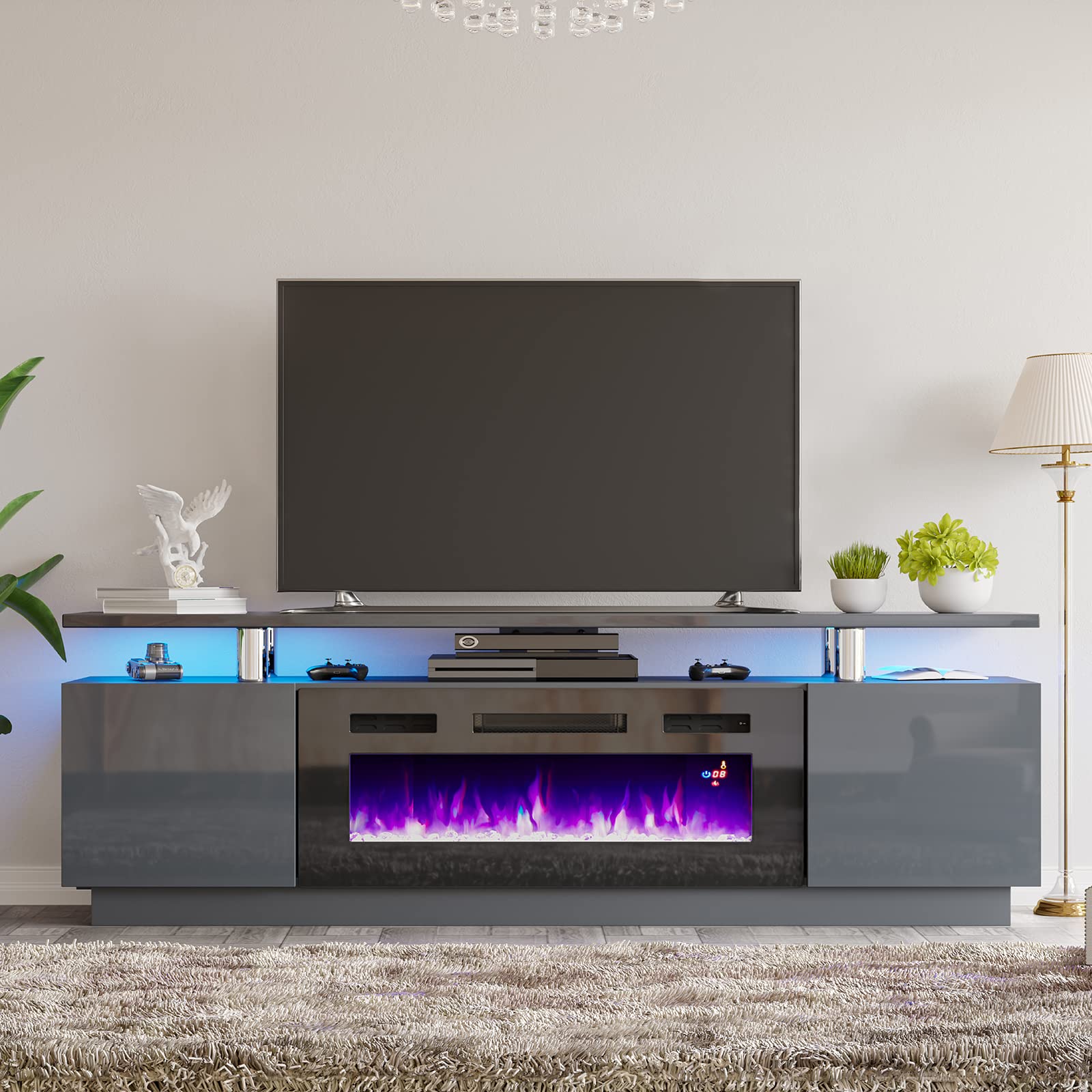 Fireplace TV Stand with 36" Fireplace,