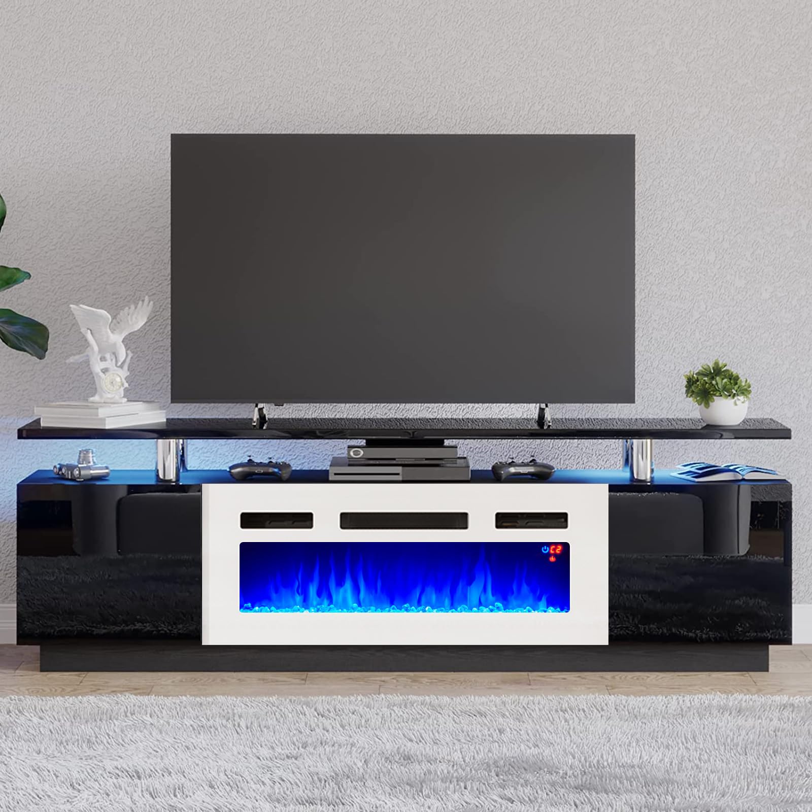 Fireplace TV Stand with 36" Fireplace,