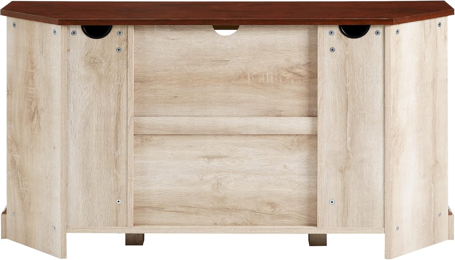 Barn Door Corner TV Stand