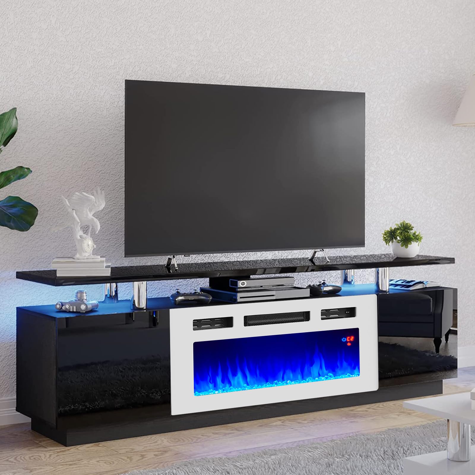 Fireplace TV Stand with 36" Fireplace,