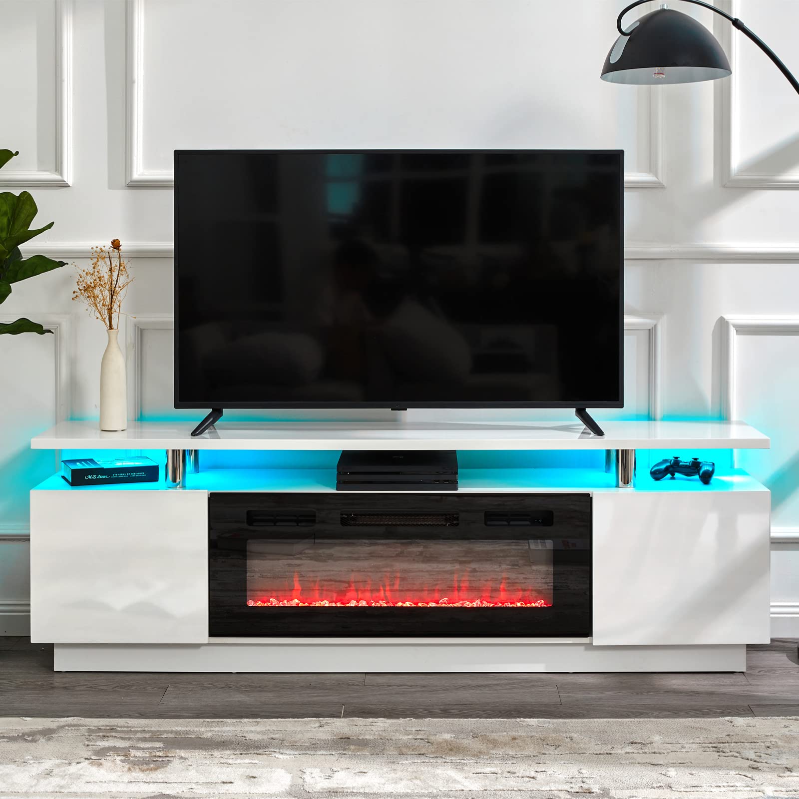 Fireplace TV Stand with 36" Fireplace,