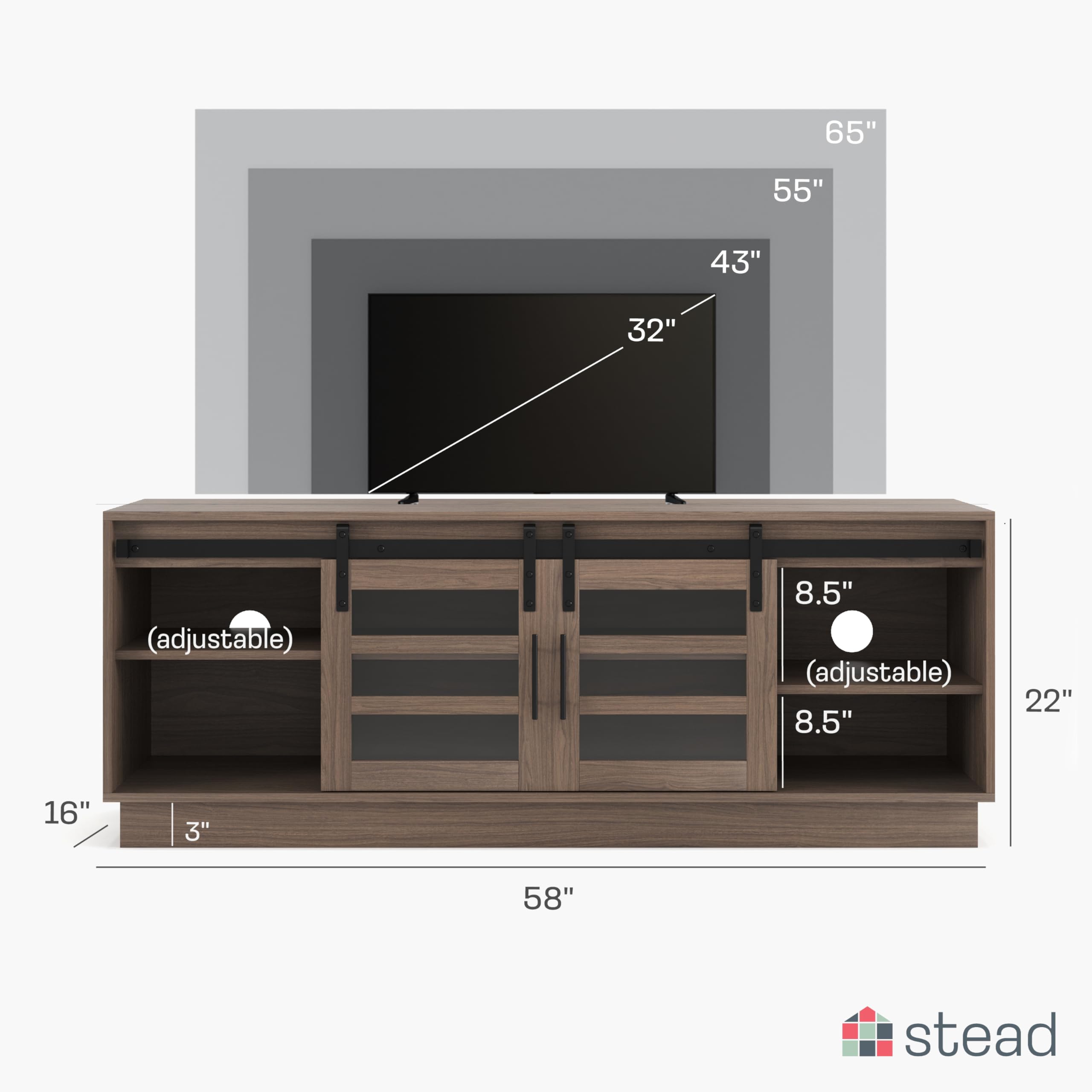 Natural Oak Corner TV Stand