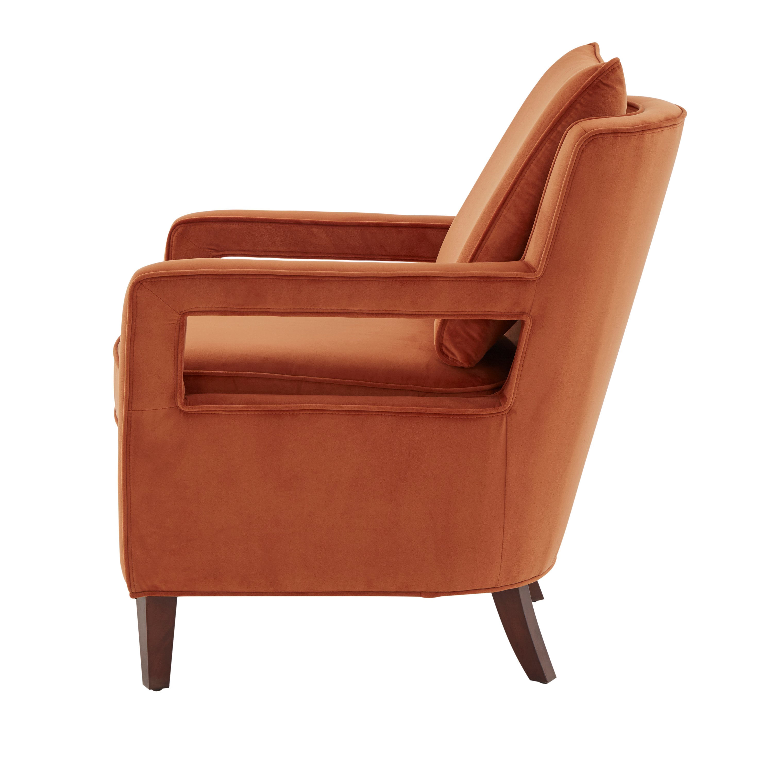 Alina Velvet Accent Arm Chair