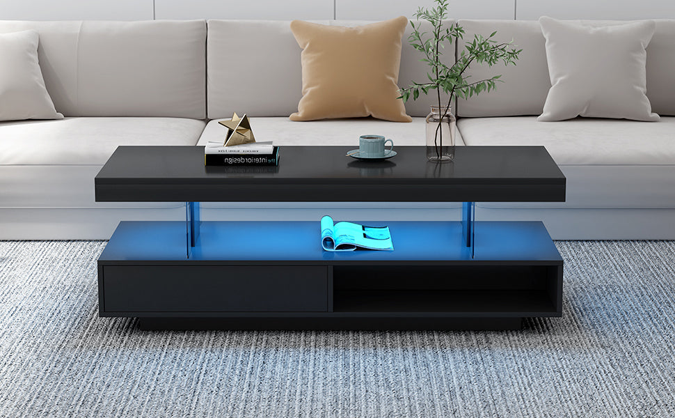 U-Can LED Coffee Table with Storage