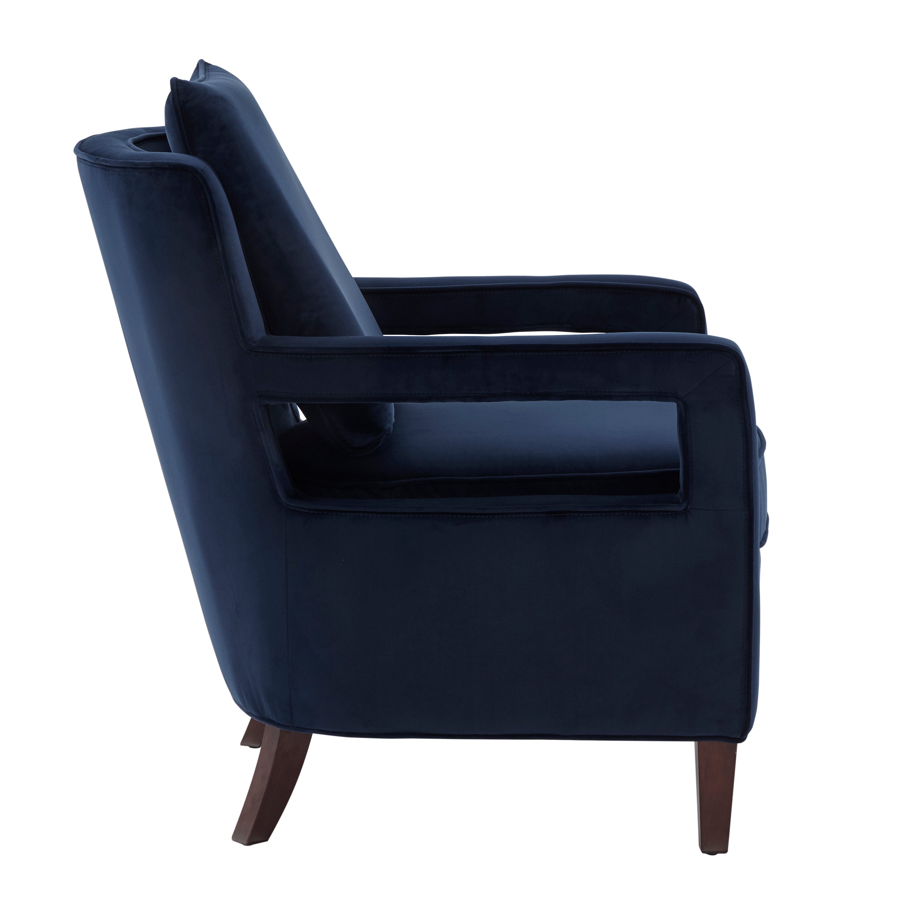 Alina Velvet Accent Arm Chair