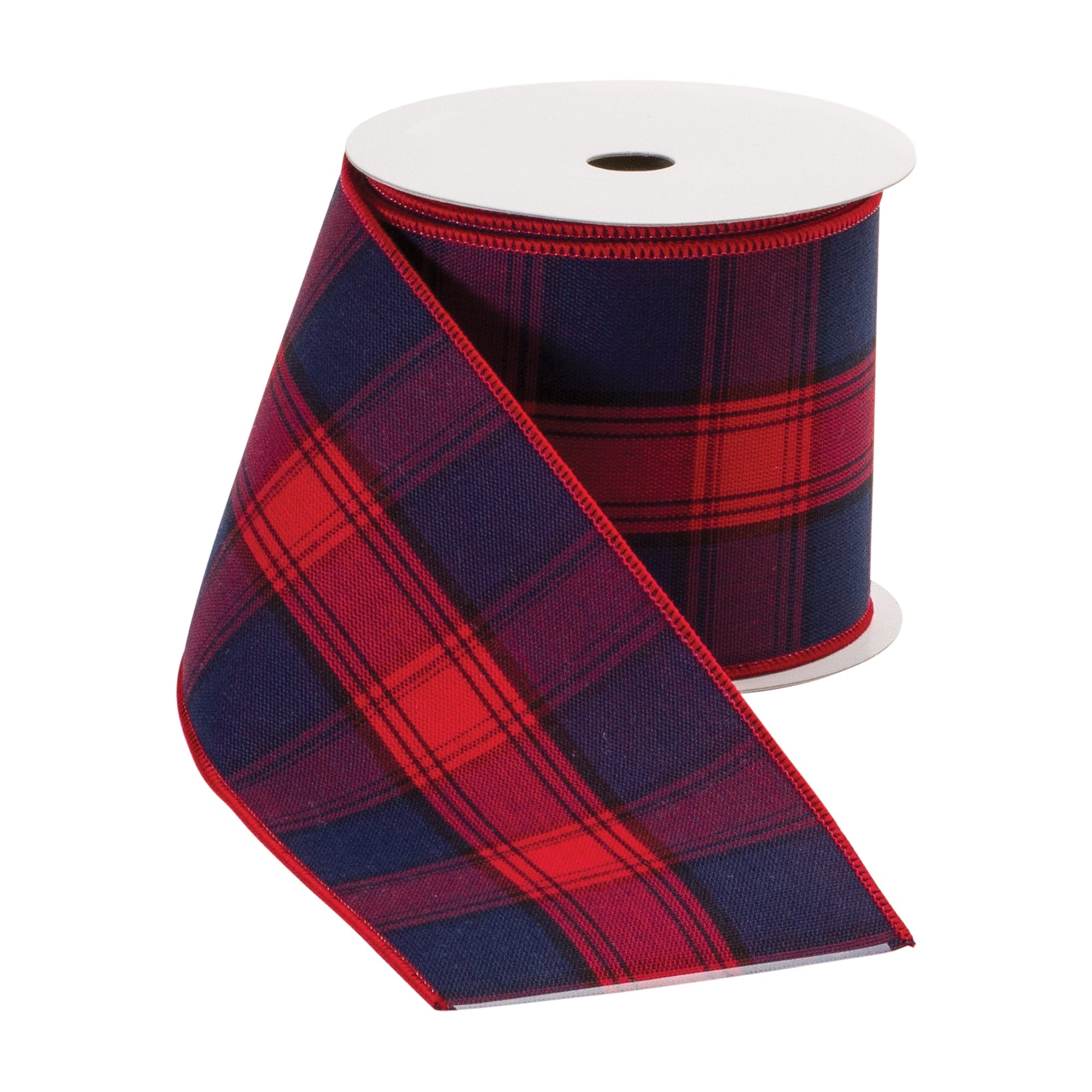 Plaid Holiday Ribbon (Set of 2) 2.5" x 10 yds.