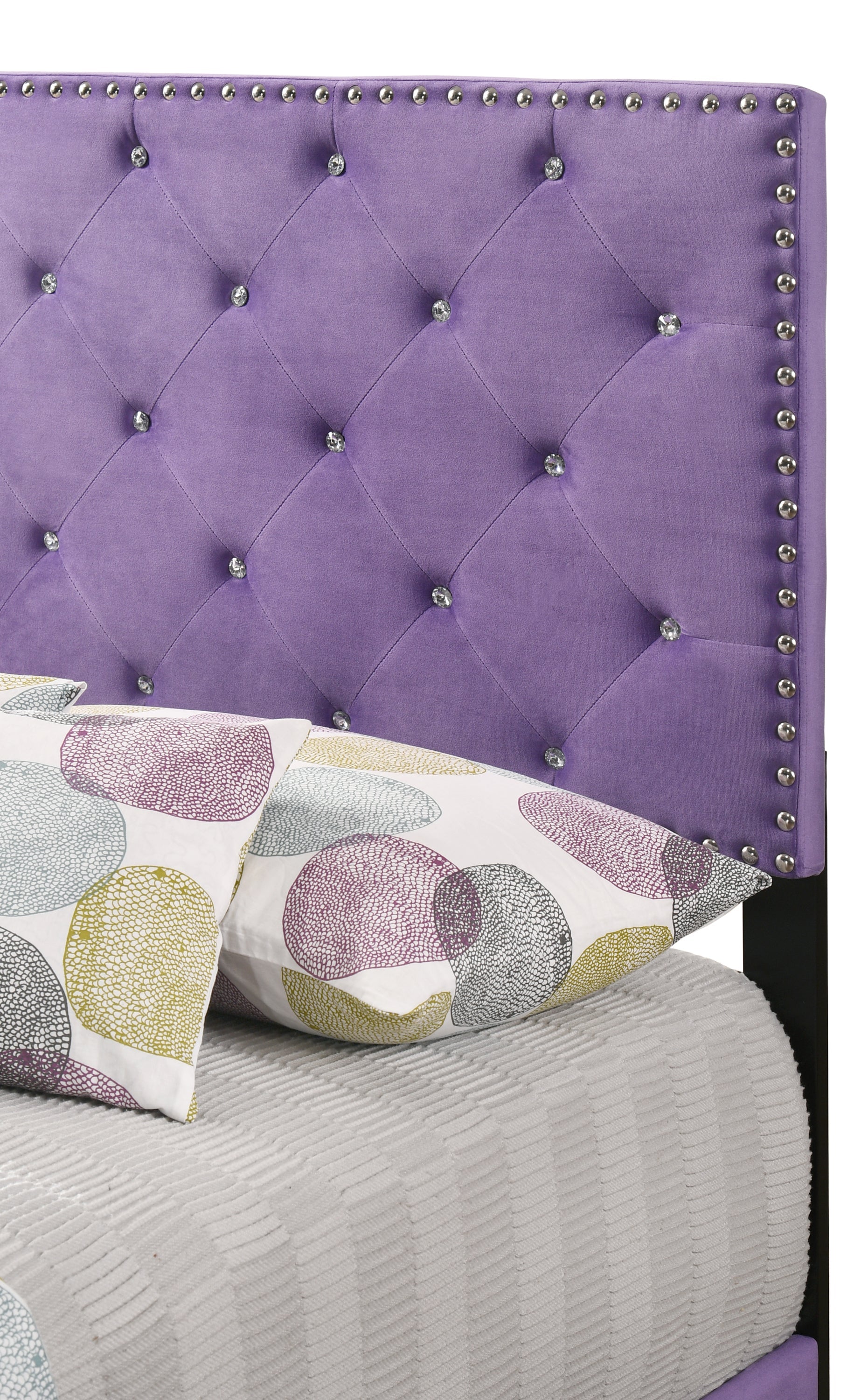 Glory Furniture Suffolk G1402-TB-UP Twin Bed , PURPLE