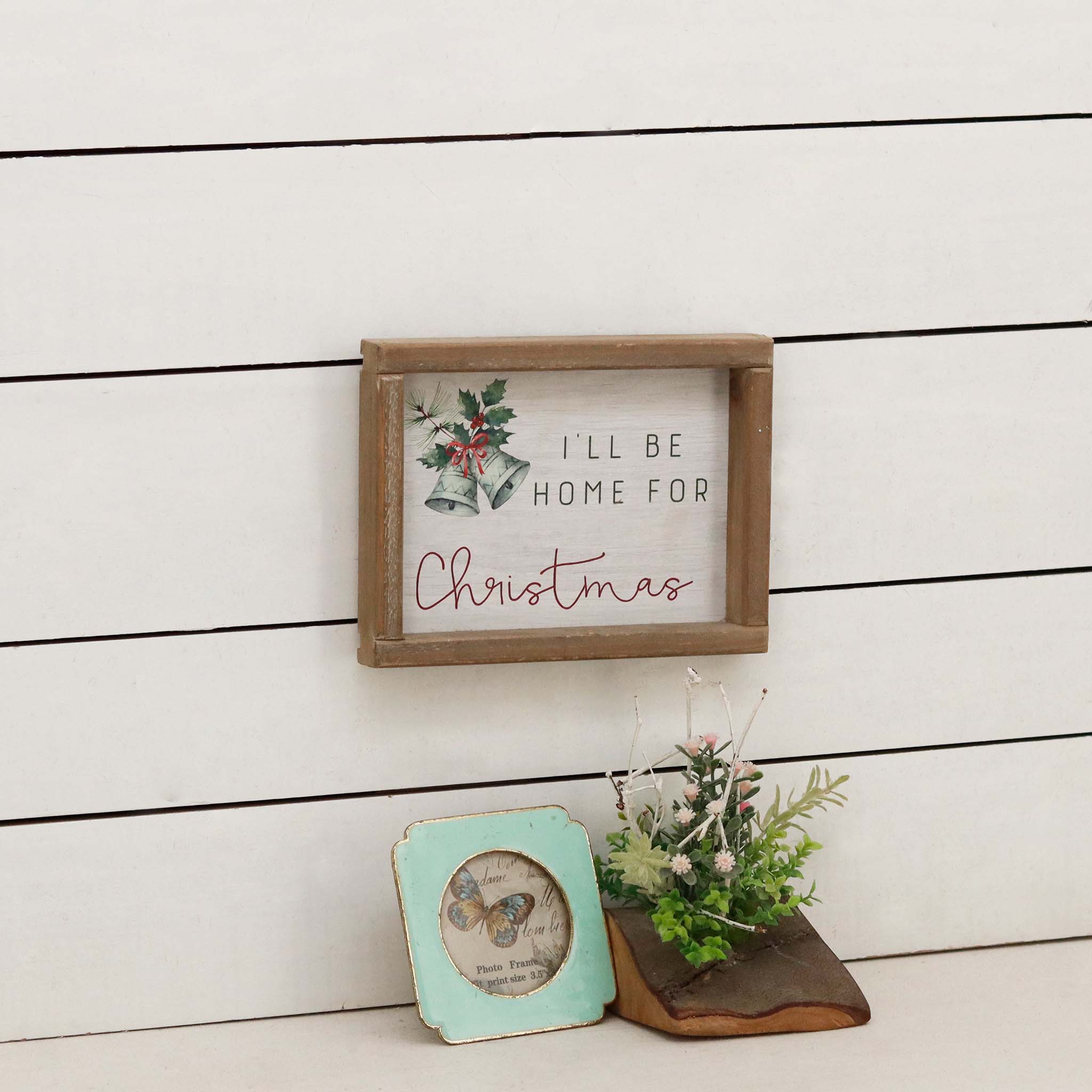 I 'll Be Home for Christmas Wood Wall Decor