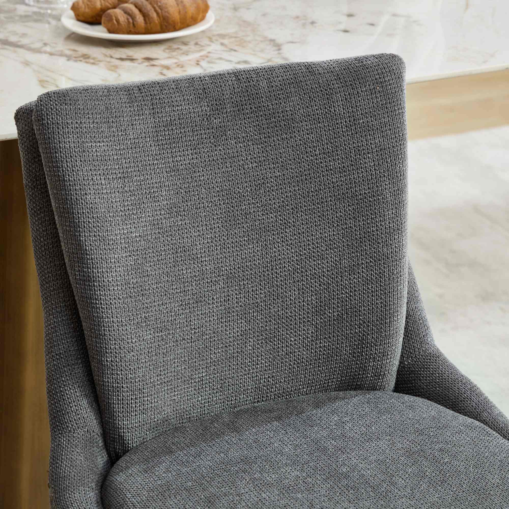 Modern Dining Chairs Set of 2, Gray