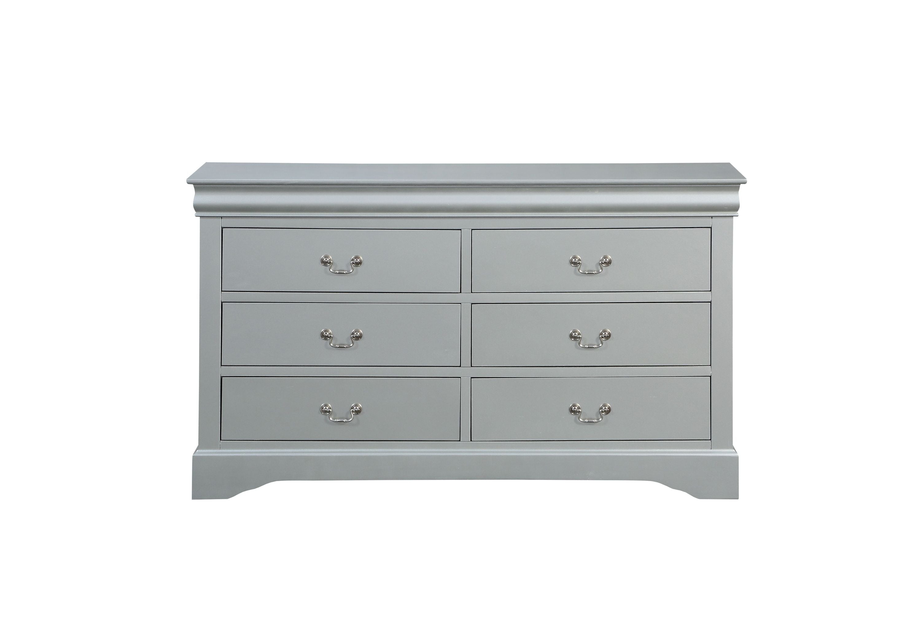 Louis Philippe Platinum Finish Dresser