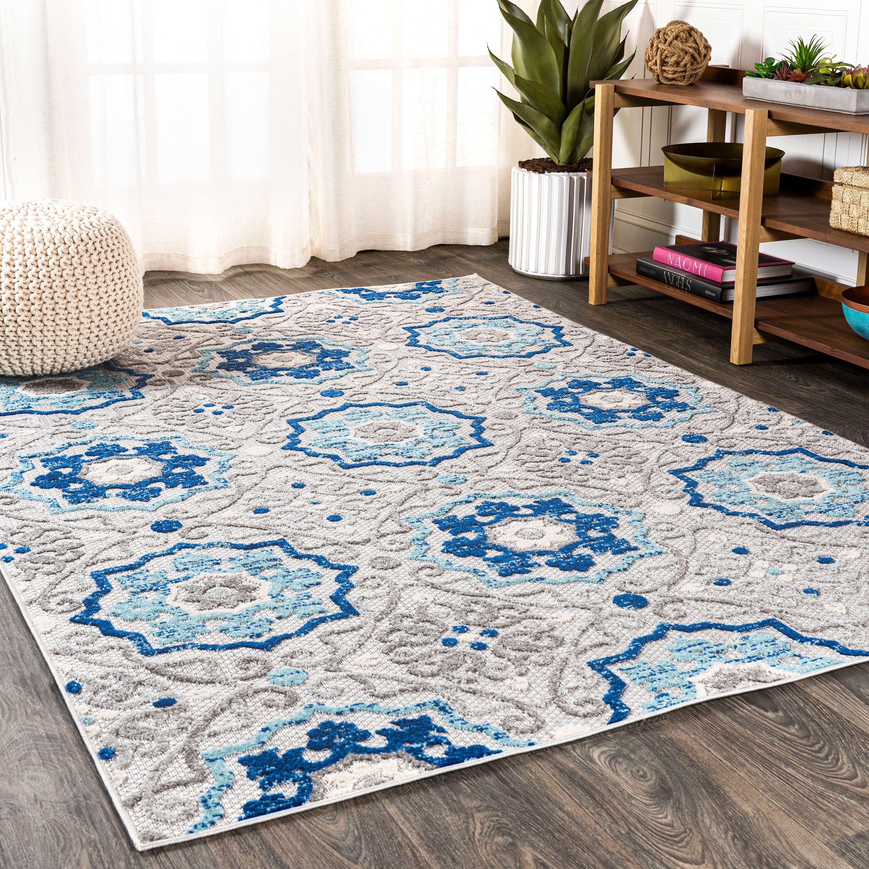 Mediterranean Medallion Indoor/Outdoor Area Rug