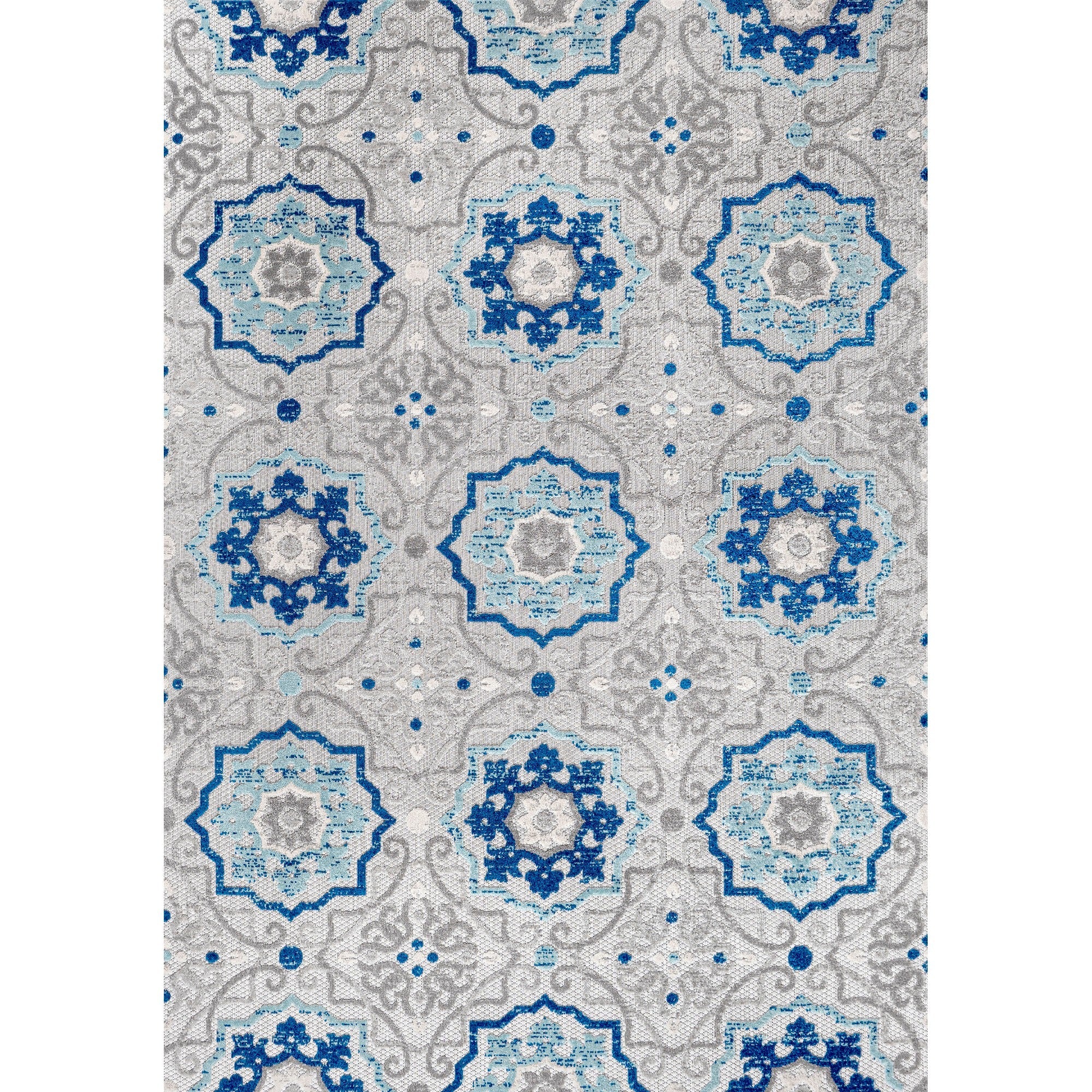 Mediterranean Medallion Indoor/Outdoor Area Rug