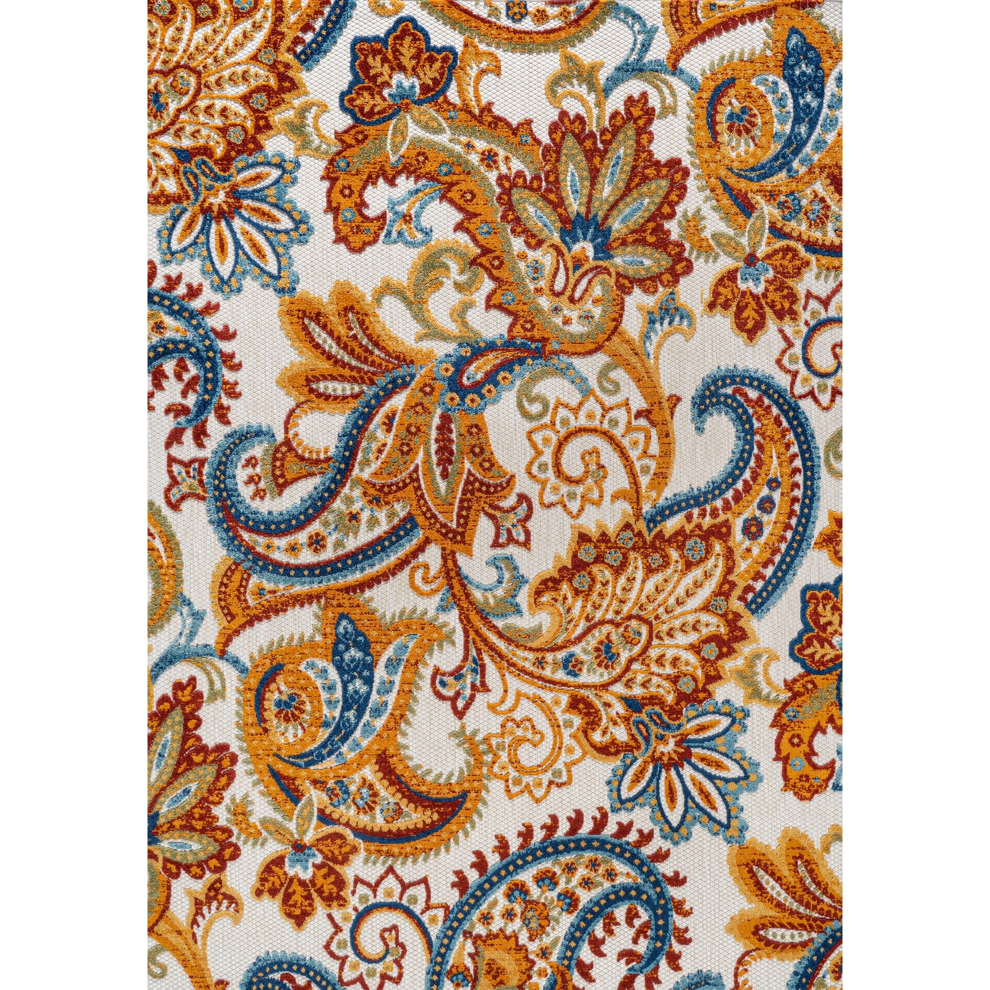 Gordes Paisley High-Low Indoor/Outdoor Area Rug