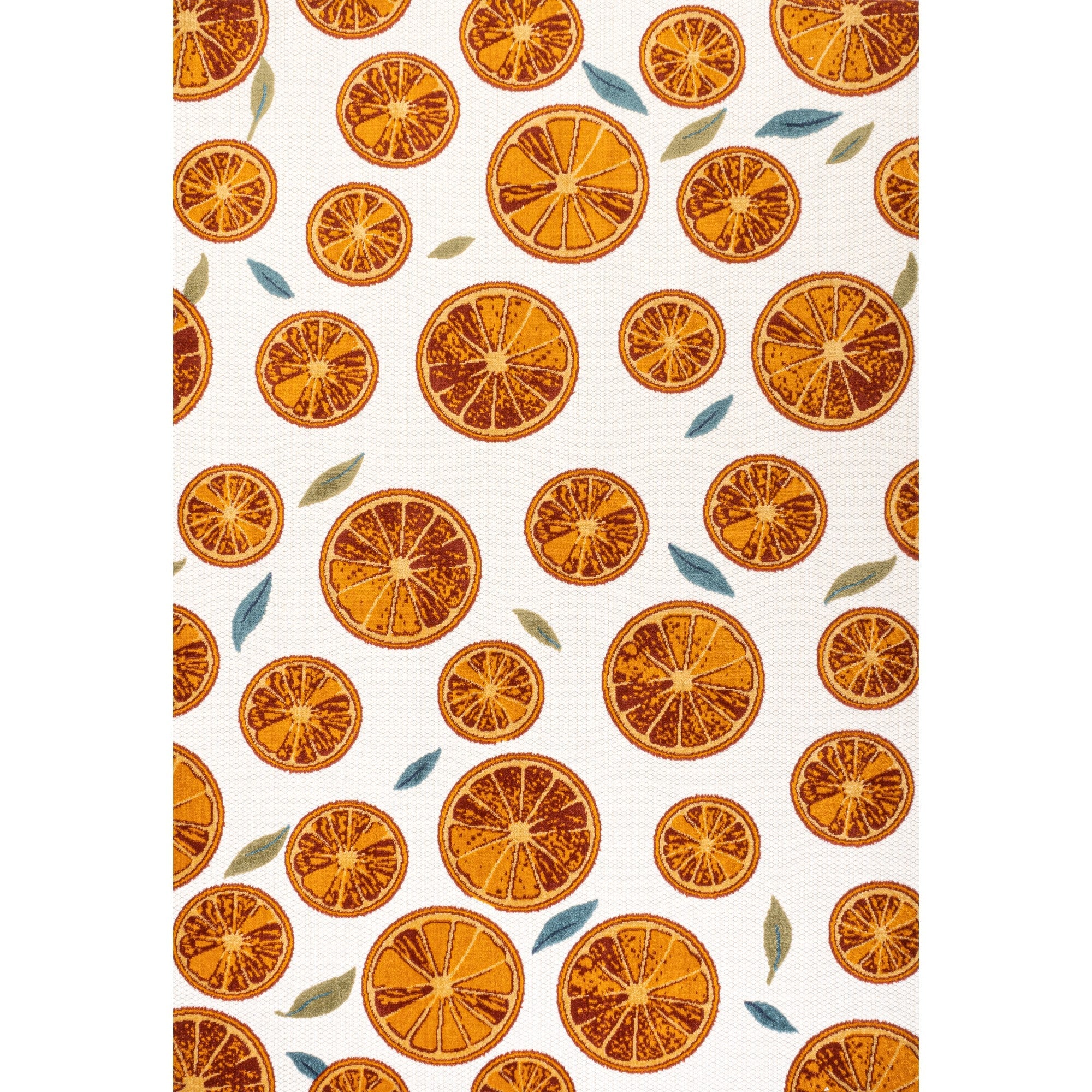 Aranciata Citrus Slice High-Low Indoor/Outdoor Area Rug