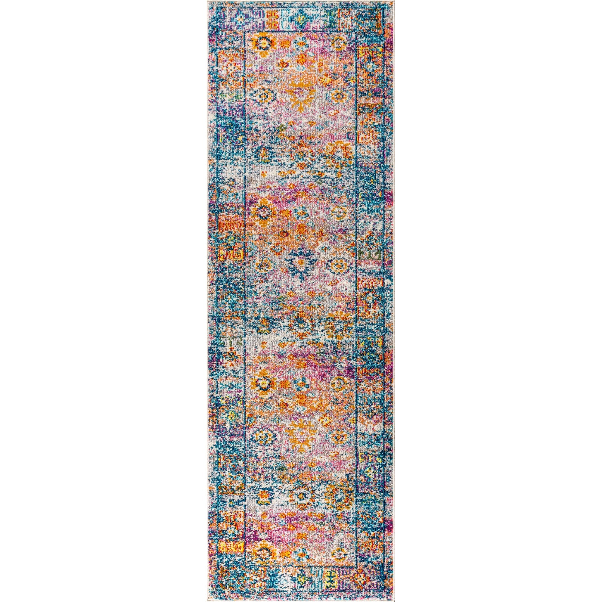 Bohemian FLAIR Boho Medallion Runner Rug