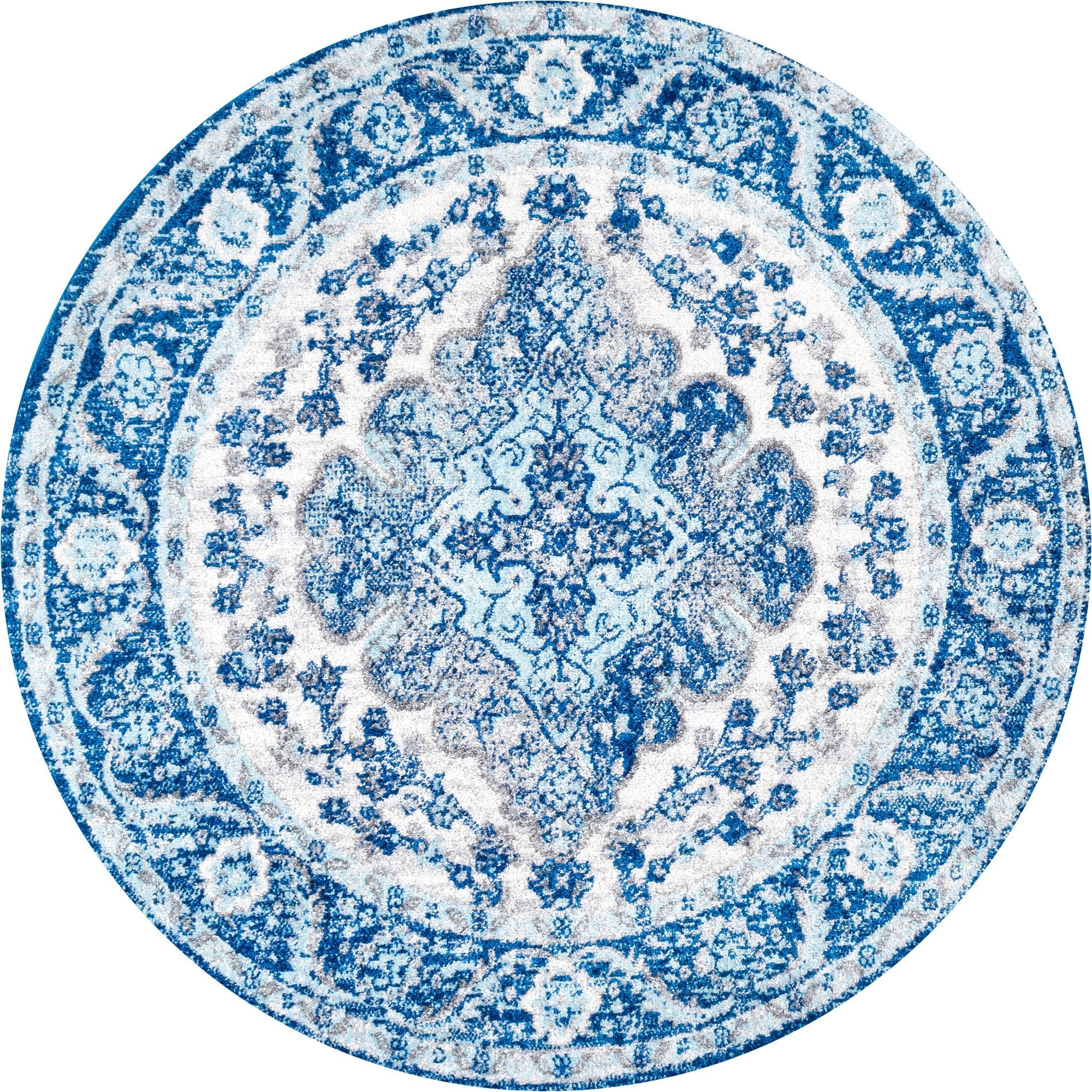 Bohemian FLAIR Boho Medallion Round Area Rug