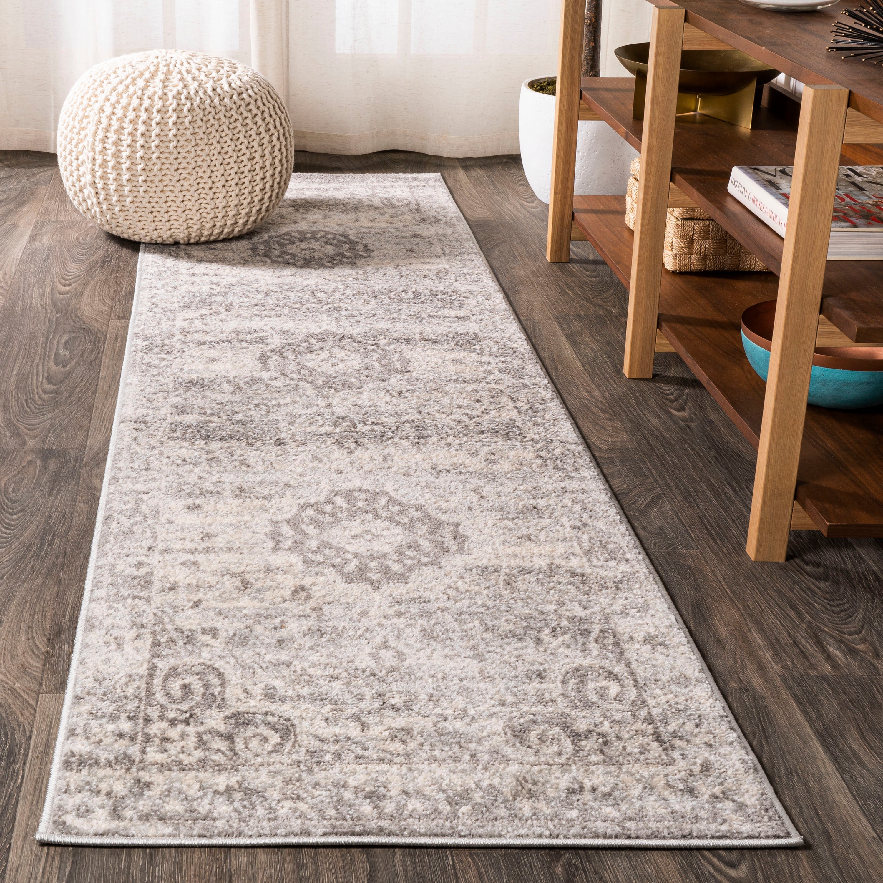 Scala Ornate Bohemian Medallion Runner Rug