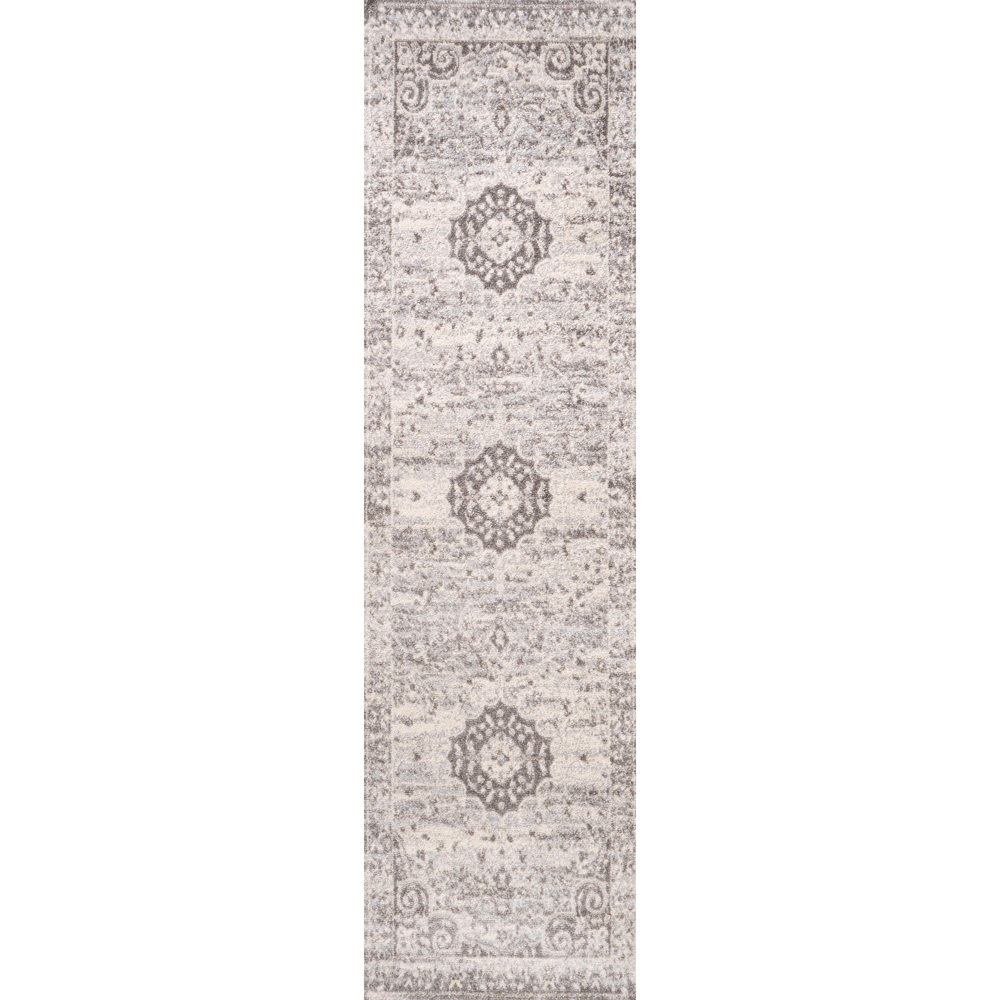 Scala Ornate Bohemian Medallion Runner Rug