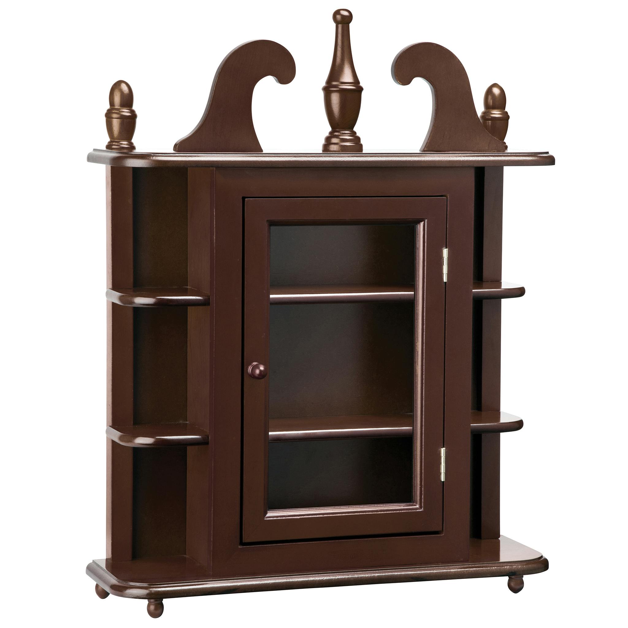 Savile Row Hardwood Wall Curio Display Cabinet